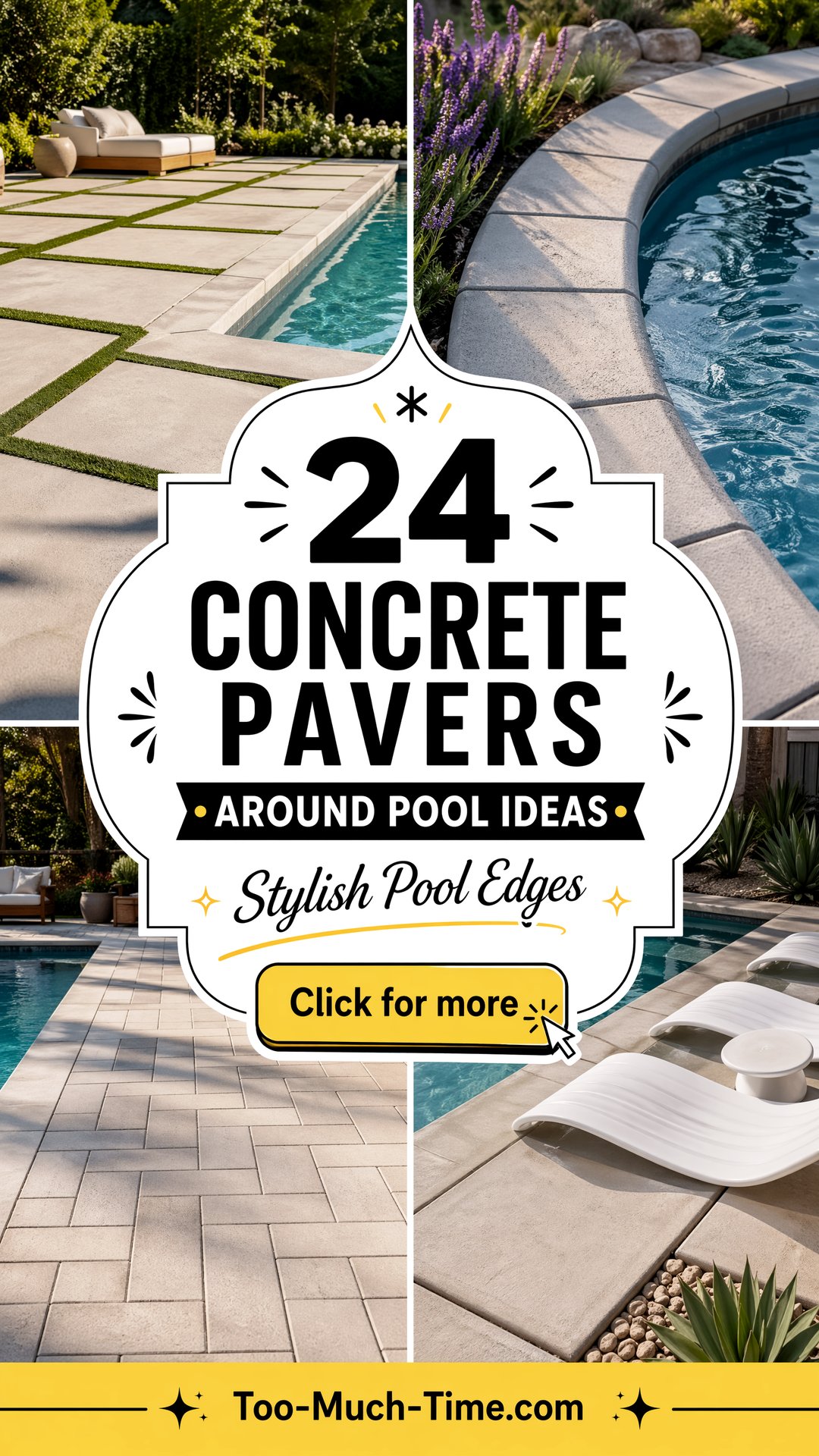 24 Concrete Pavers Around Pool Ideas for Stylish Edges - 24 Concrete Pavers Around Pool Ideas for Stylish Edges