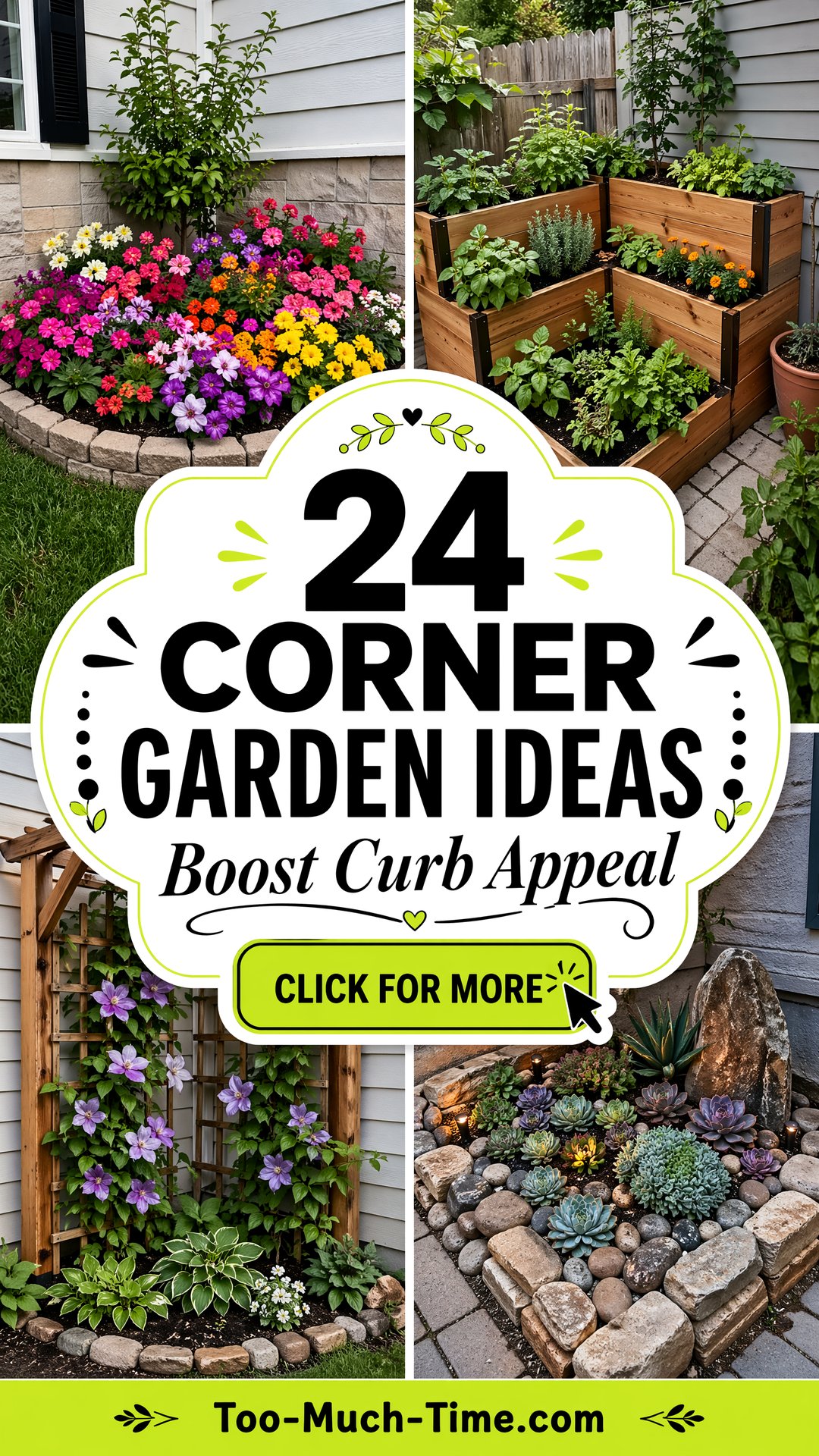 24 Corner Garden Ideas to Boost Curb Appeal and Color - 24 Corner Garden Ideas to Boost Curb Appeal & Color