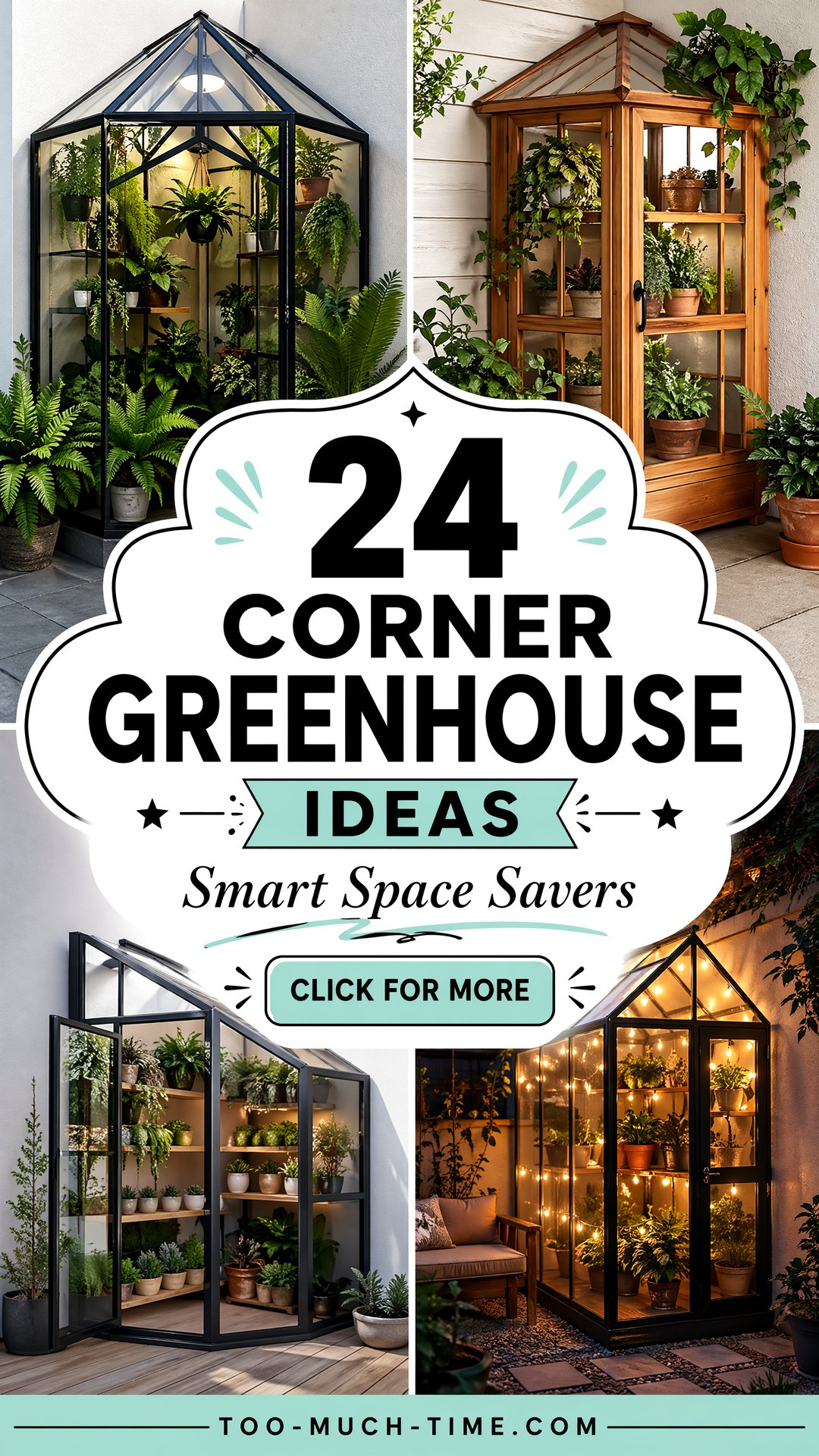 24 Corner Greenhouse Ideas Smart Space-saving Setups - 24 Corner Greenhouse Ideas: Smart, Space-saving Setups