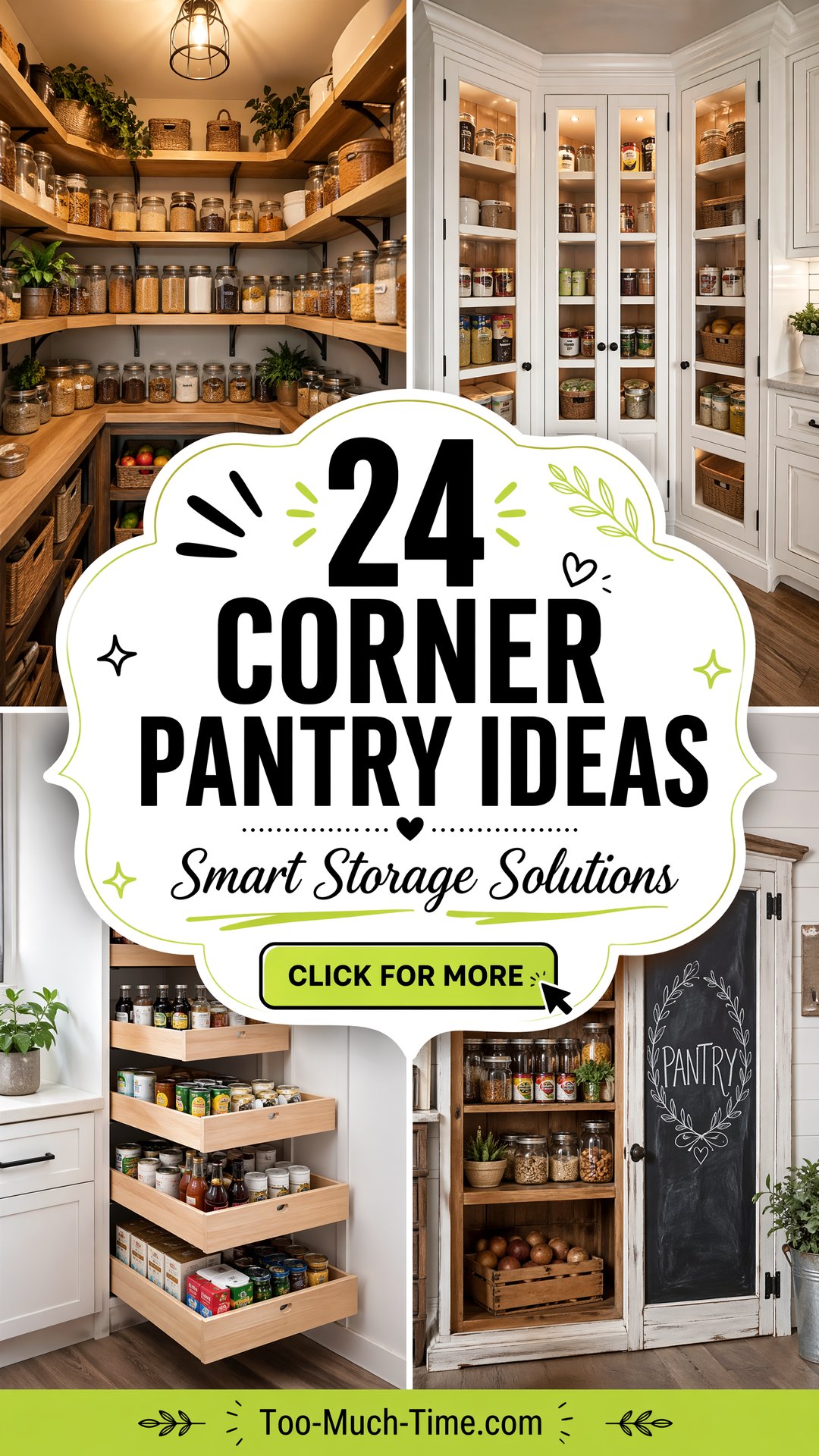24 Corner Pantry Ideas Clever Pantry Organization - 24 Corner Pantry Ideas: Clever Pantry Organization