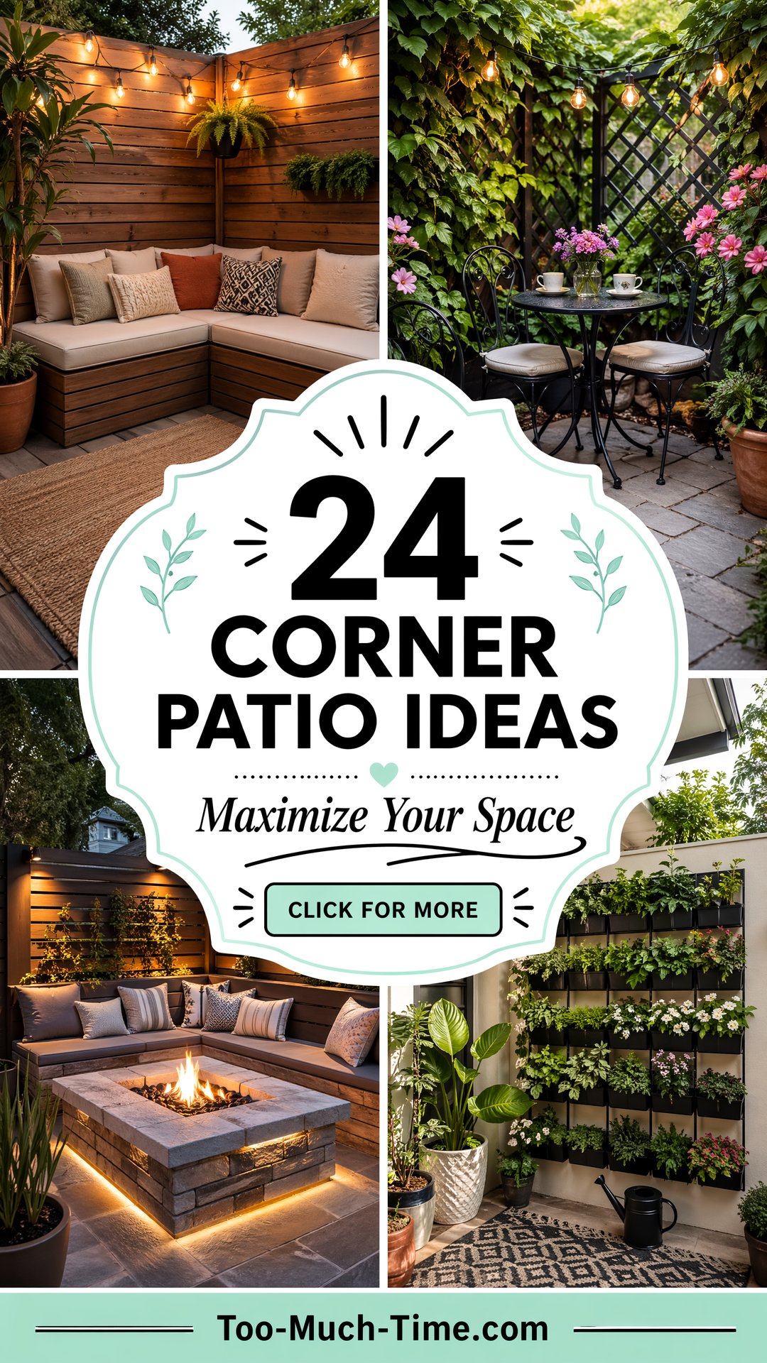24 Corner Patio Ideas for Smart Small-space Usage and Seating - 24 Corner Patio Ideas for Smart Small-space Usage and Seating