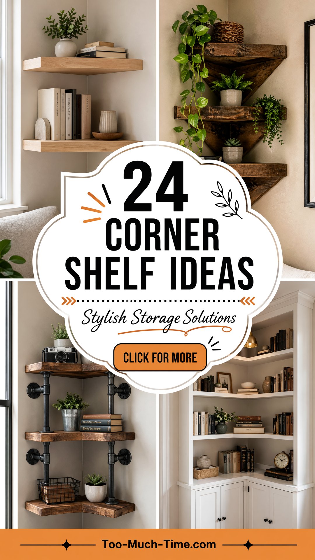 24 Corner Shelf Ideas Stylish Storage and Display - 24 Corner Shelf Ideas: Stylish Storage and Display