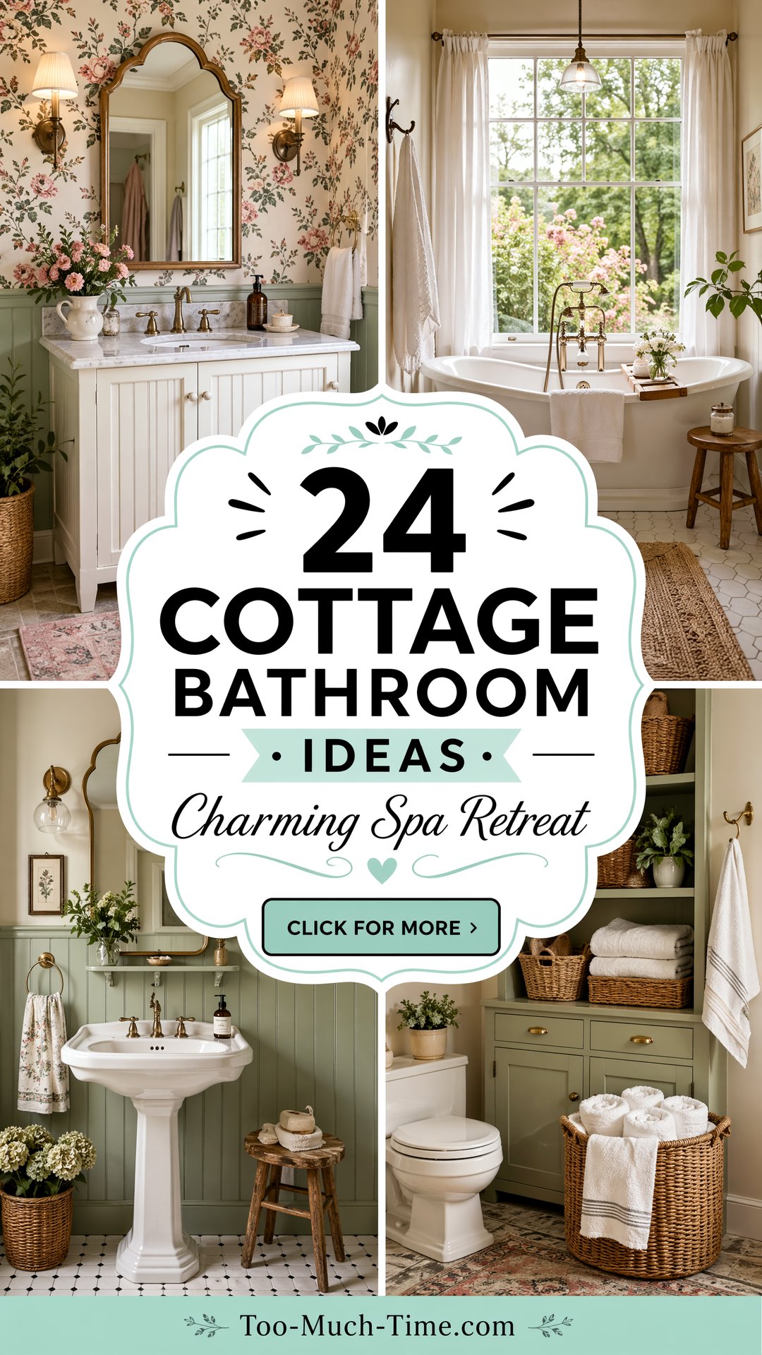 24 Cottage Bathroom Ideas Charming Spa-like Retreat - 24 Cottage Bathroom Ideas: Charming Spa-like Retreat