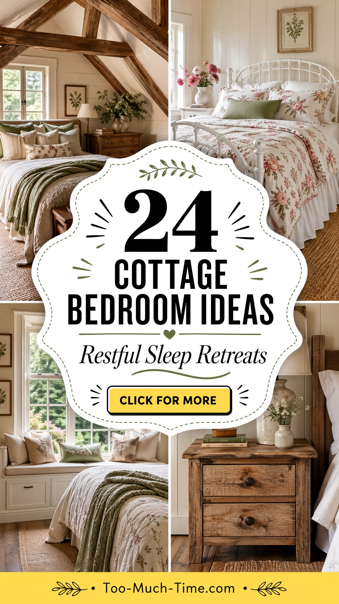 24 Cottage Bedroom Ideas Cozy Retreats for Restful Sleep. - 24 Cottage Bedroom Ideas: Cozy Retreats for Restful Sleep.