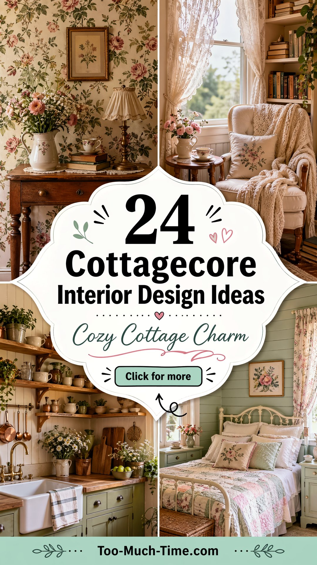24 Cottagecore Interior Design Ideas for Cottage Charm - 24 Cottagecore Interior Design Ideas for Cottage Charm