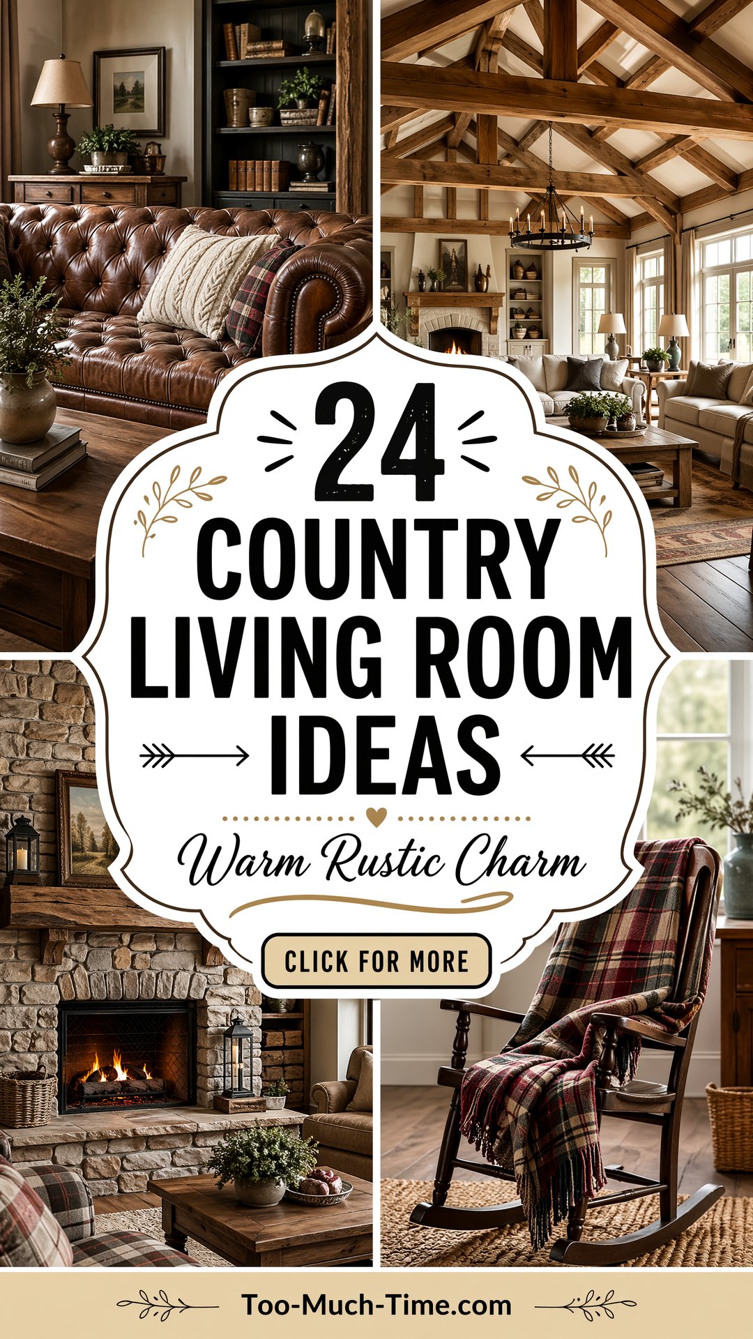 24 Country Living Room Ideas for Warm Rustic Charm - 24 Country Living Room Ideas for Warm Rustic Charm