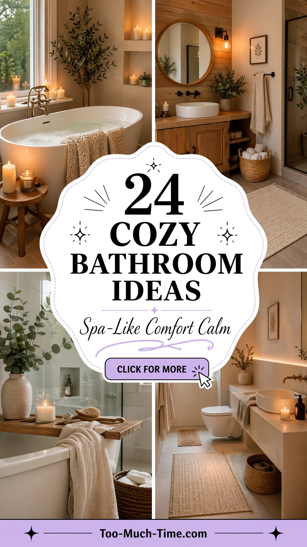 24 Cozy Bathroom Ideas Spa-like Comfort and Calm - 24 Cozy Bathroom Ideas Spa-like Comfort and Calm