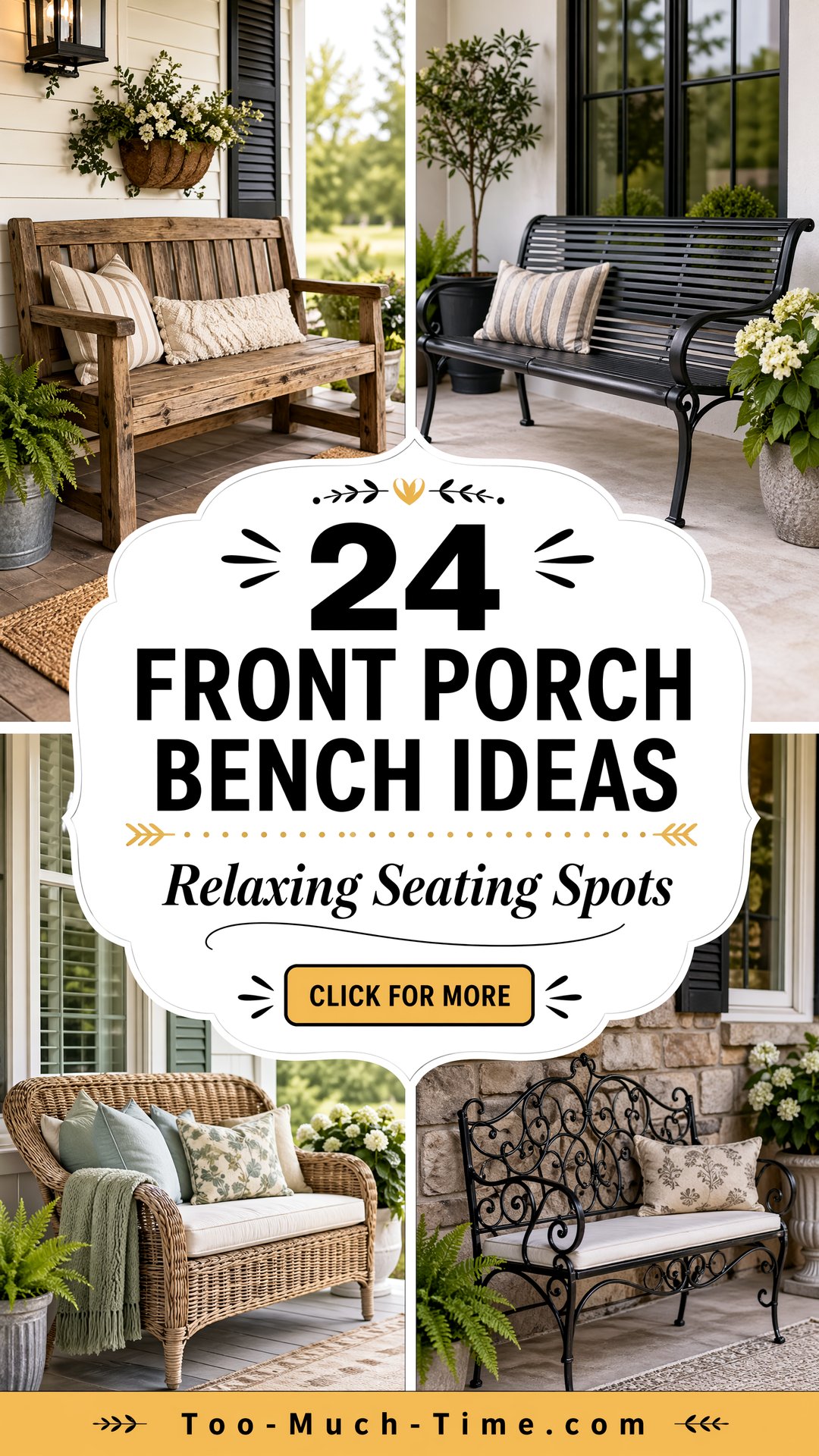 Cozy Bench Ideas with 24 Front Porch Bench Ideas Today - Cozy Bench Ideas with 24 Front Porch Bench Ideas Today