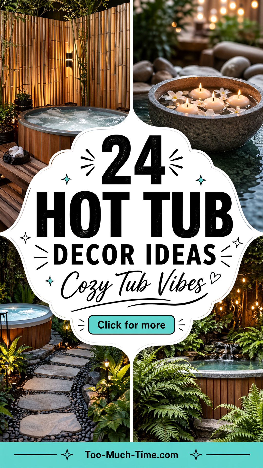 24 Cozy Spaces 24 Hot Tub Decor Ideas for Relaxing - 24 Cozy Spaces: 24 Hot Tub Decor Ideas for Relaxing