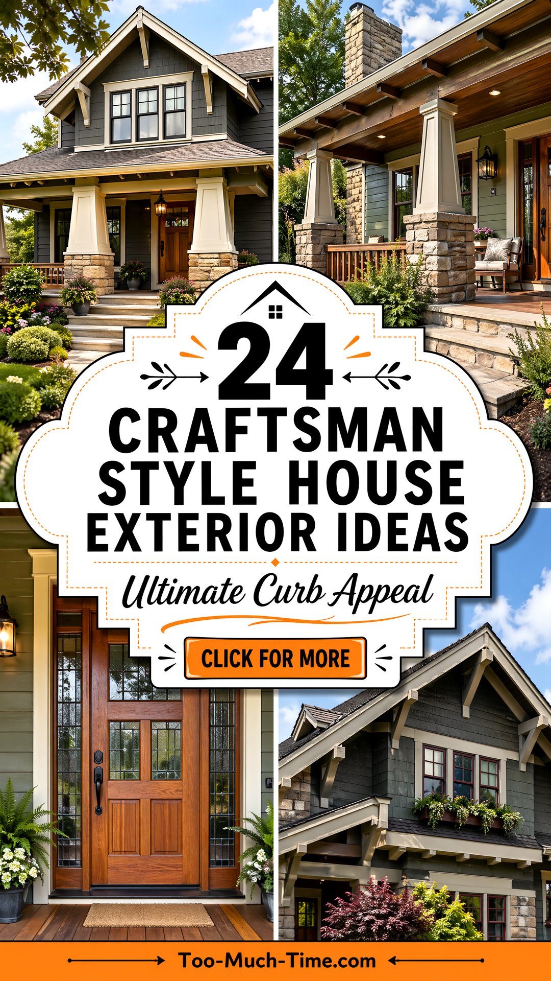 24 Craftsman Style House Exterior Ideas for Curb Appeal - 24 Craftsman Style House Exterior Ideas for Curb Appeal