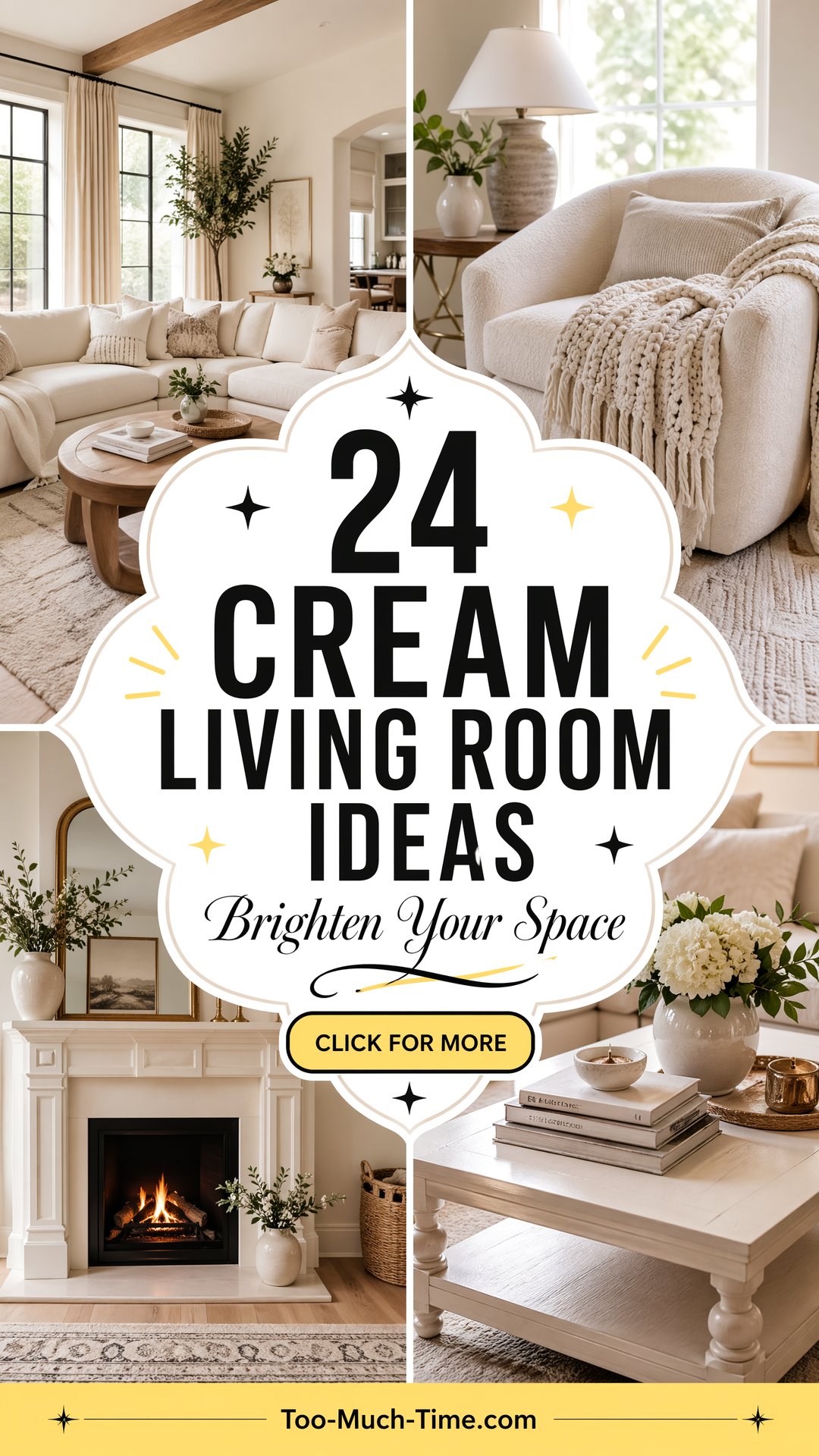 24 Cream Living Room Ideas for a Brighter Vibe Today - 24 Cream Living Room Ideas for a Brighter Vibe Today