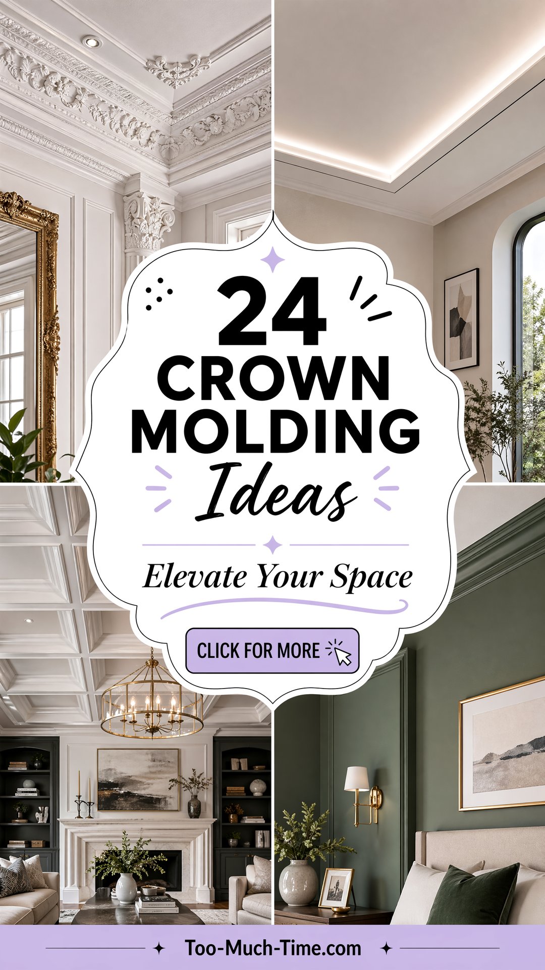 24 Crown Molding Ideas to Upgrade Architectural Details - 24 Crown Molding Ideas to Upgrade Architectural Details