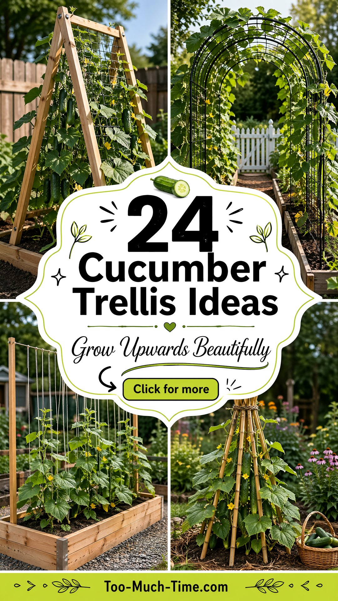 24 Cucumber Trellis Ideas for Outdoors and Landscaping - 24 Cucumber Trellis Ideas for Outdoors and Landscaping