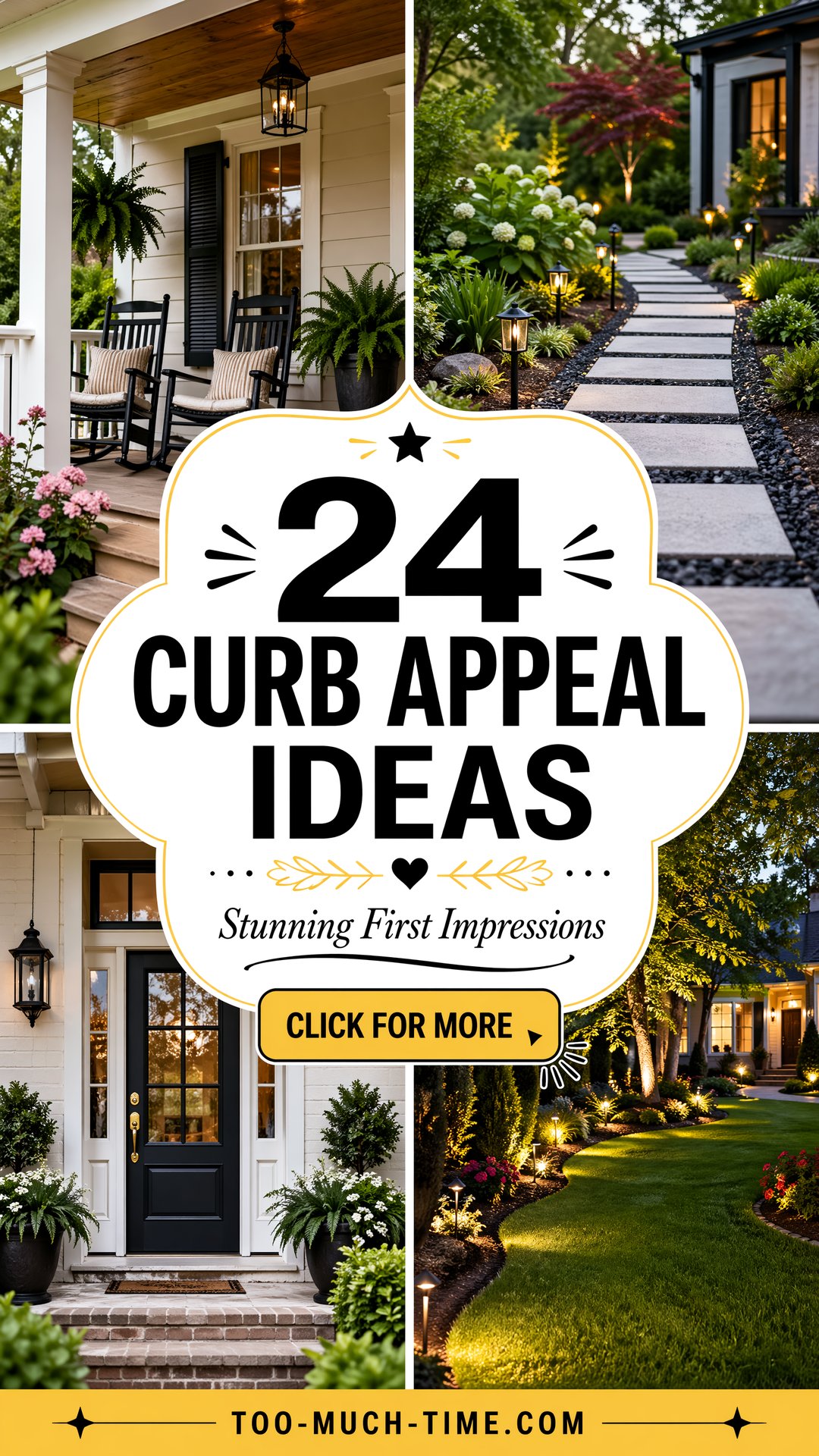 24 Curb Appeal Ideas for Exteriors and Enhancements - 24 Curb Appeal Ideas for Exteriors and Enhancements