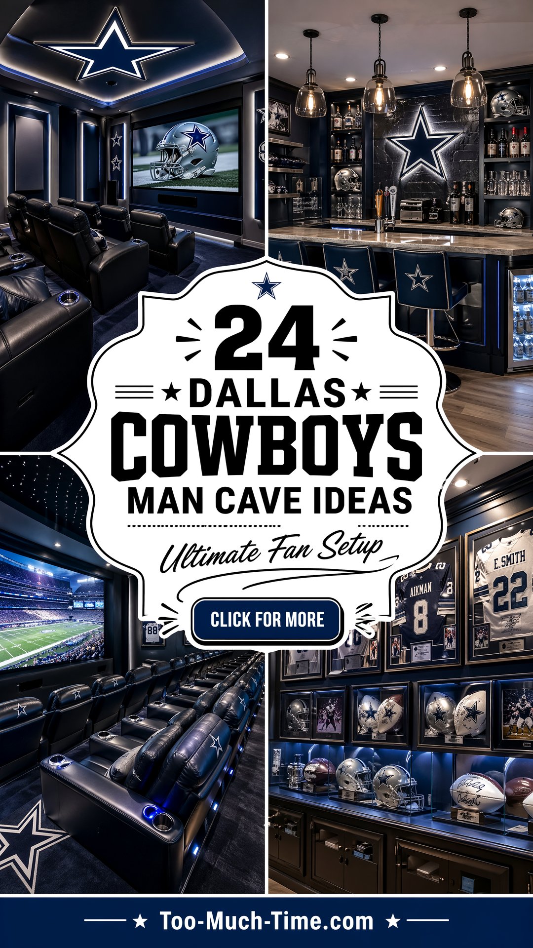 24 Dallas Cowboys Man Cave Ideas for a Dream Setup - 24 Dallas Cowboys Man Cave Ideas for a Dream Setup