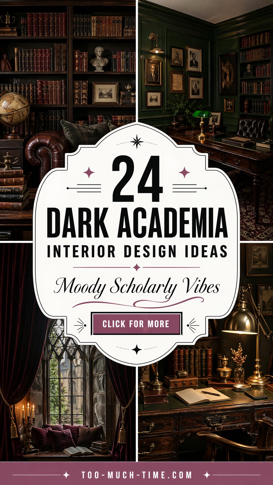 24 Dark Academia Interior Design Ideas for Moody Vibes - 24 Dark Academia Interior Design Ideas for Moody Vibes
