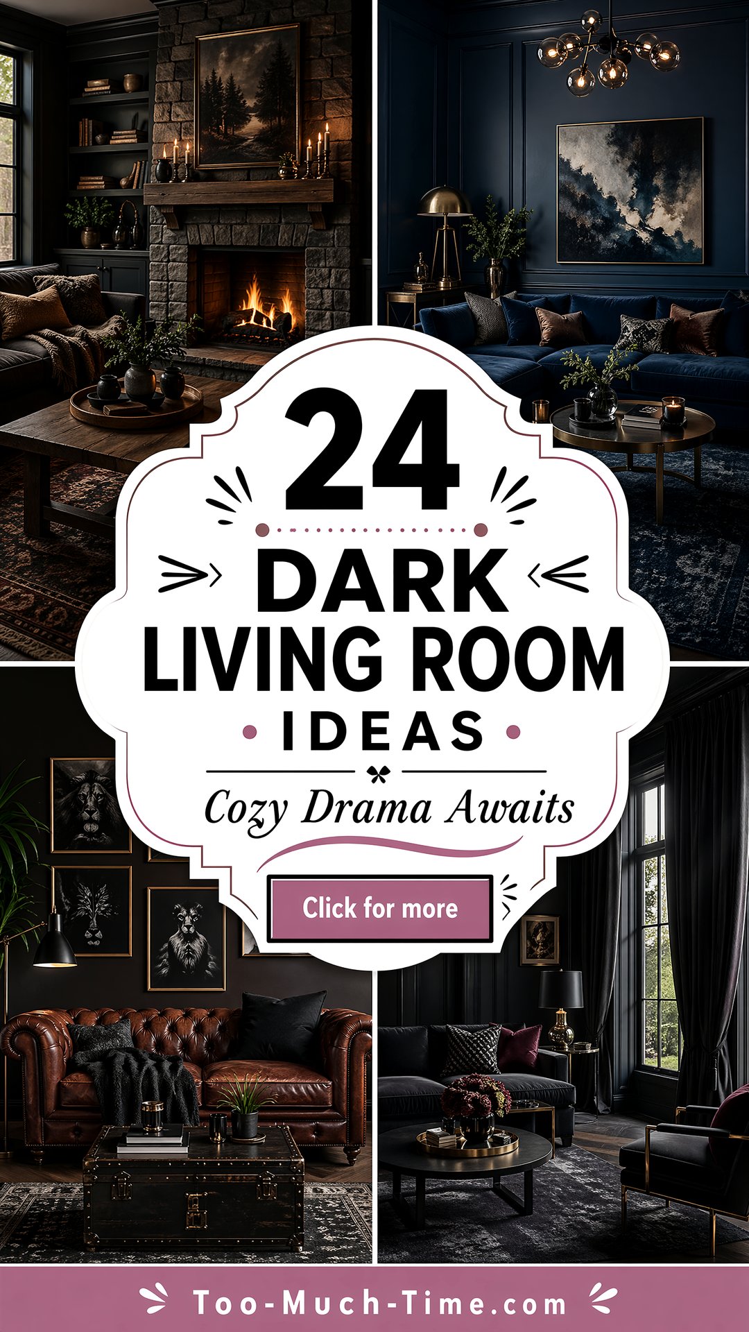 24 Dark Living Room Ideas for Cozy Drama Bold Tones - 24 Dark Living Room Ideas for Cozy Drama Bold Tones