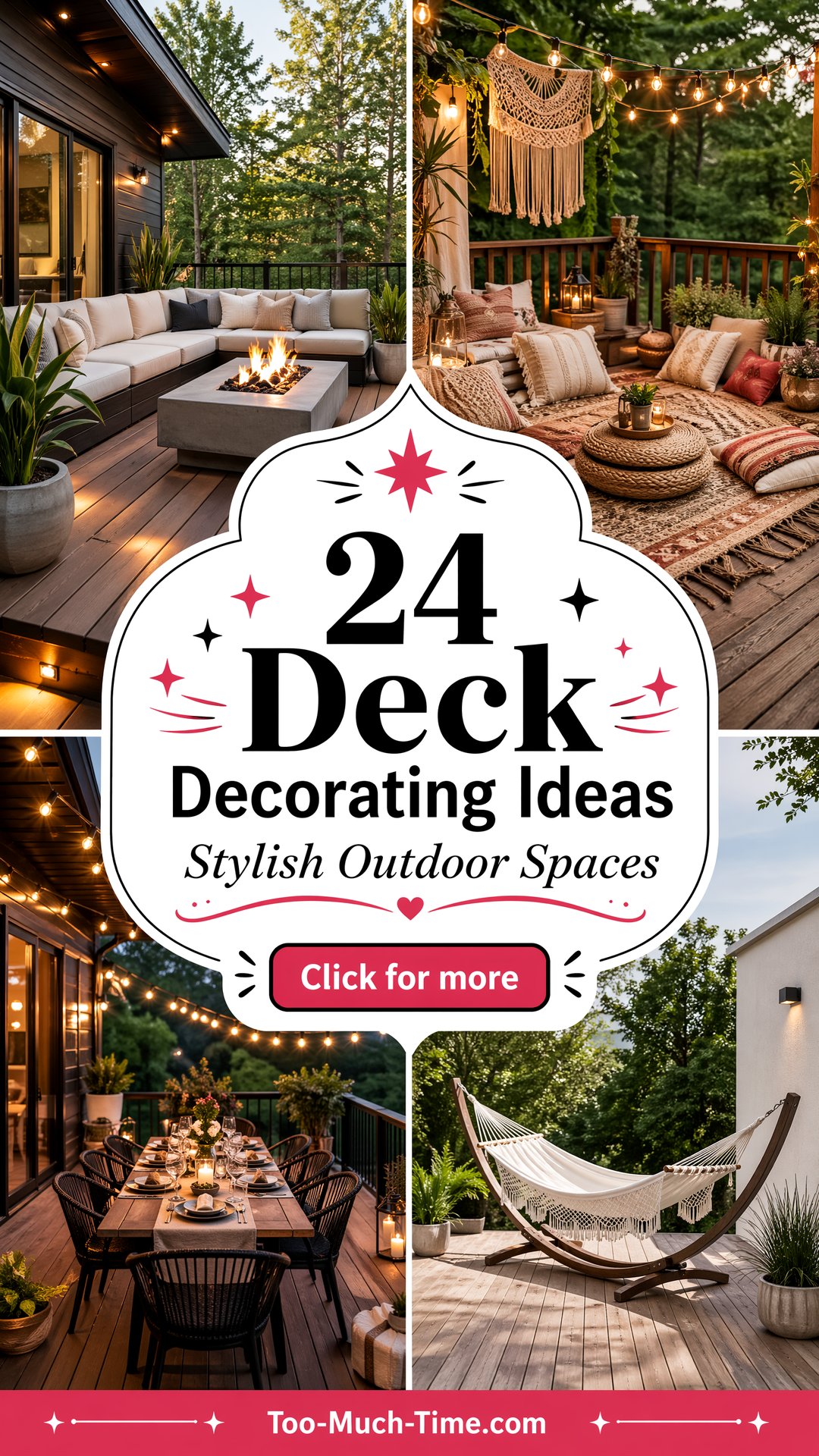 24 Deck Decorating Ideas for Stylish Outdoor Spaces - 24 Deck Decorating Ideas for Stylish Outdoor Spaces