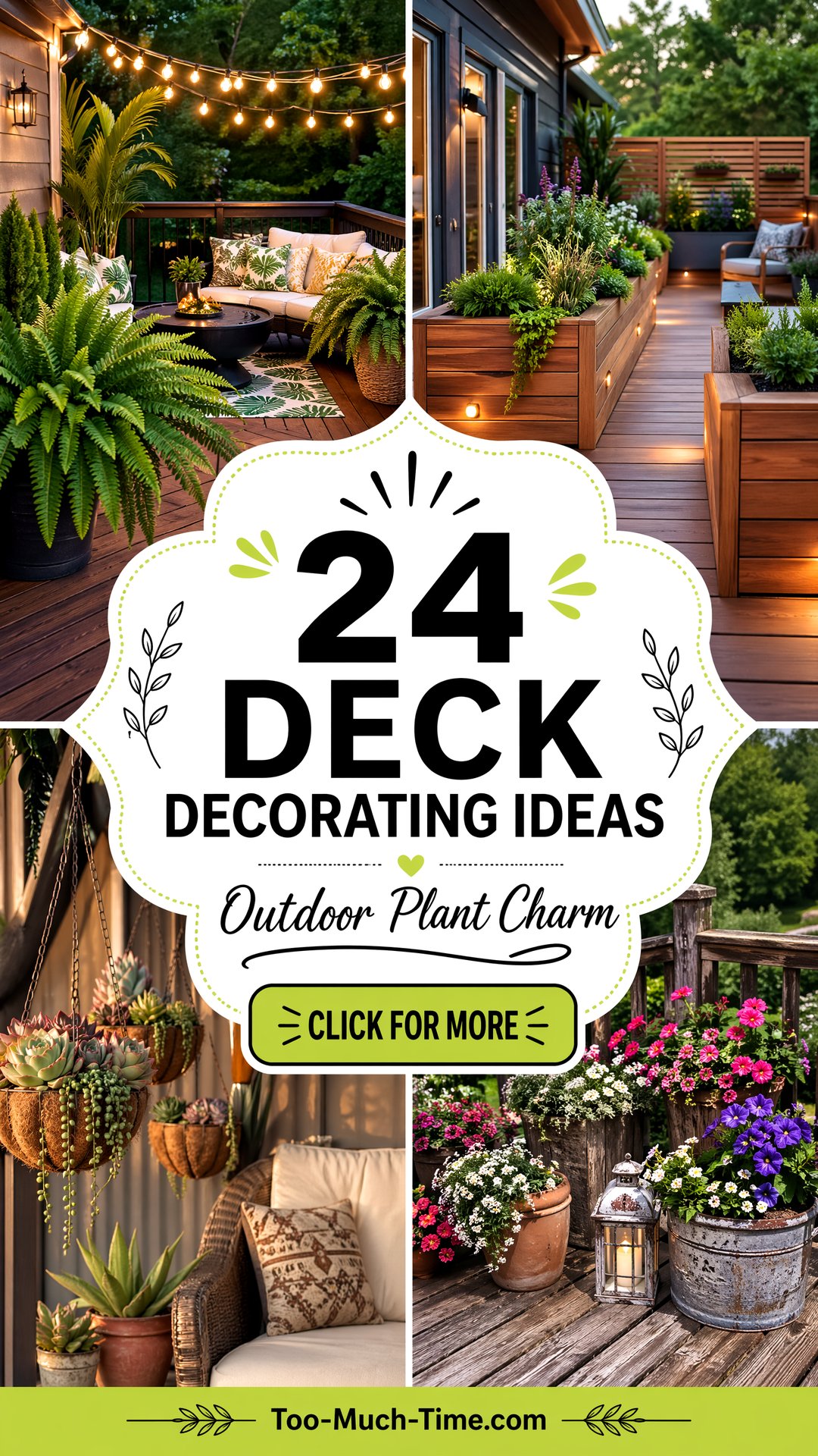 24 Deck Decorating Ideas with Plant for Outdoor Charm - 24 Deck Decorating Ideas with Plant for Outdoor Charm