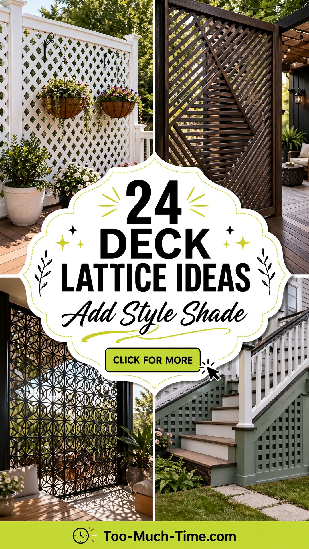 24 Deck Lattice Ideas to Add Style and Shade On Decks - 24 Deck Lattice Ideas to Add Style and Shade On Decks