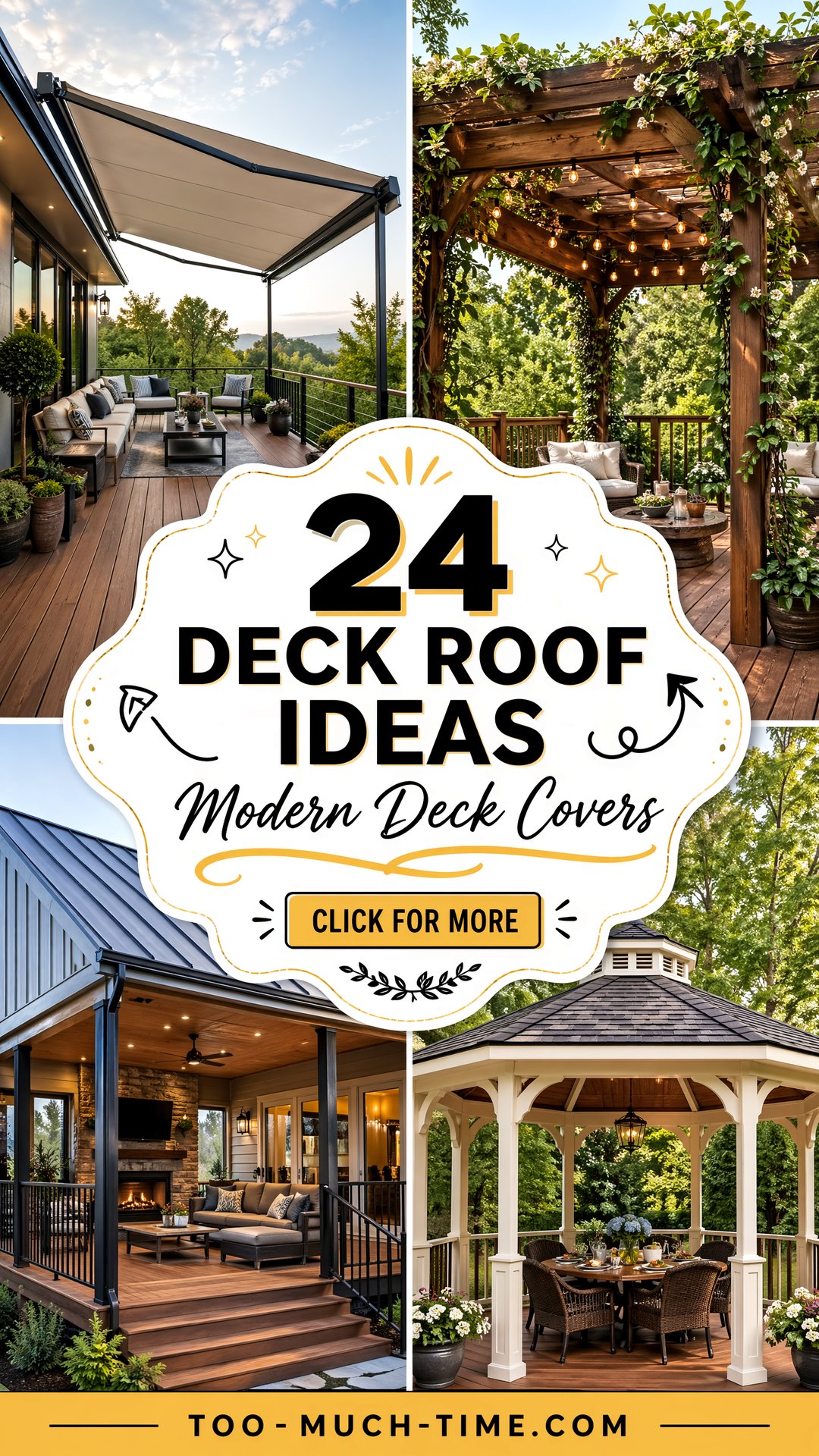 24 Deck Roof Ideas to Modernize Outdoor Coverings Today - 24 Deck Roof Ideas to Modernize Outdoor Coverings Today