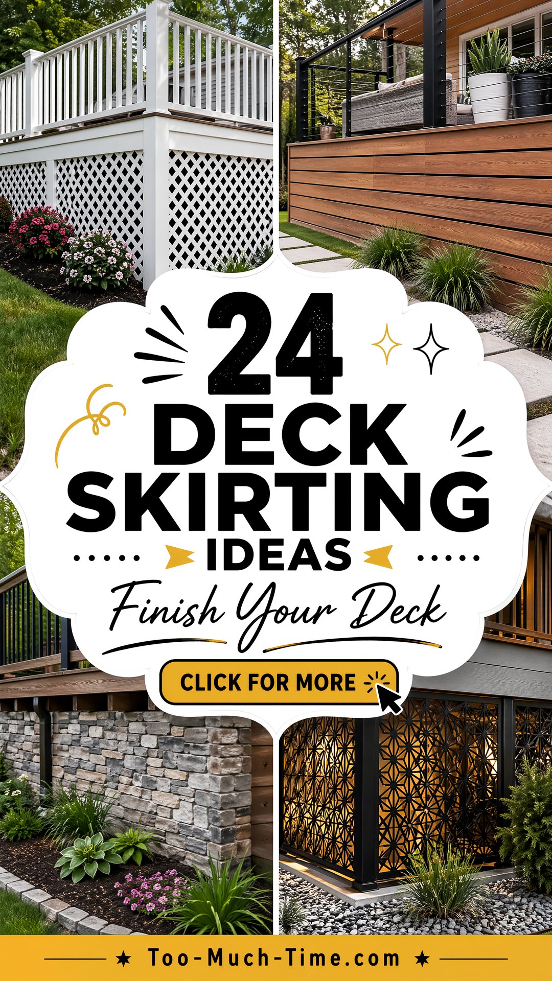 24 Deck Skirting Ideas for Outdoor Spaces Today - 24 Deck Skirting Ideas for Outdoor Spaces Today