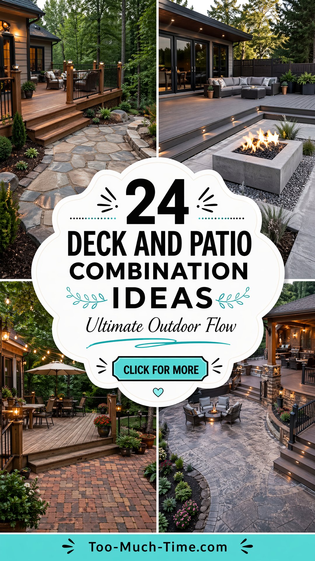 24 Deck and Patio Combination Ideas for Outdoor Living - 24 Deck and Patio Combination Ideas for Outdoor Living