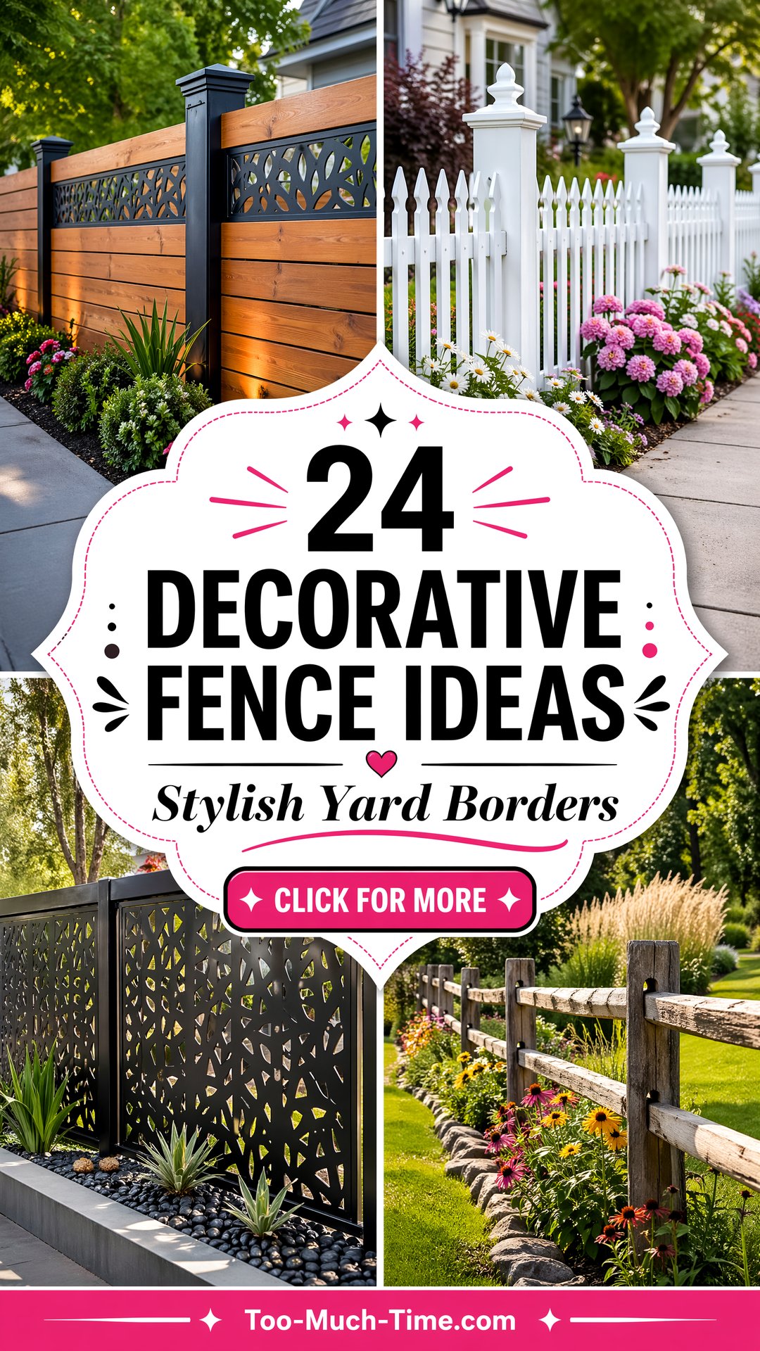 24 Decorative Fence Ideas Stylish Boundaries Timeless - 24 Decorative Fence Ideas: Stylish Boundaries, Timeless