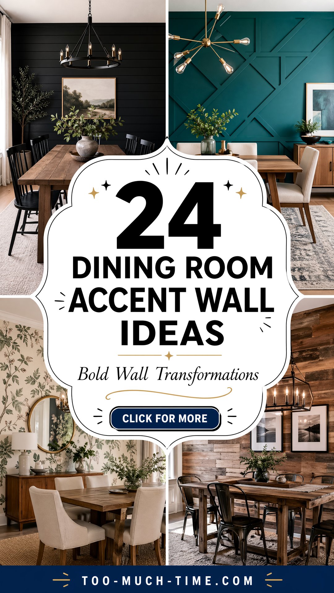 24 Dining Room Accent Wall Ideas Bold Statements Today - 24 Dining Room Accent Wall Ideas: Bold Statements Today