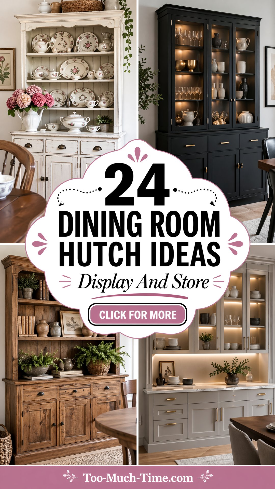 24 Dining Room Hutch Ideas for Display and Storage - 24 Dining Room Hutch Ideas for Display and Storage