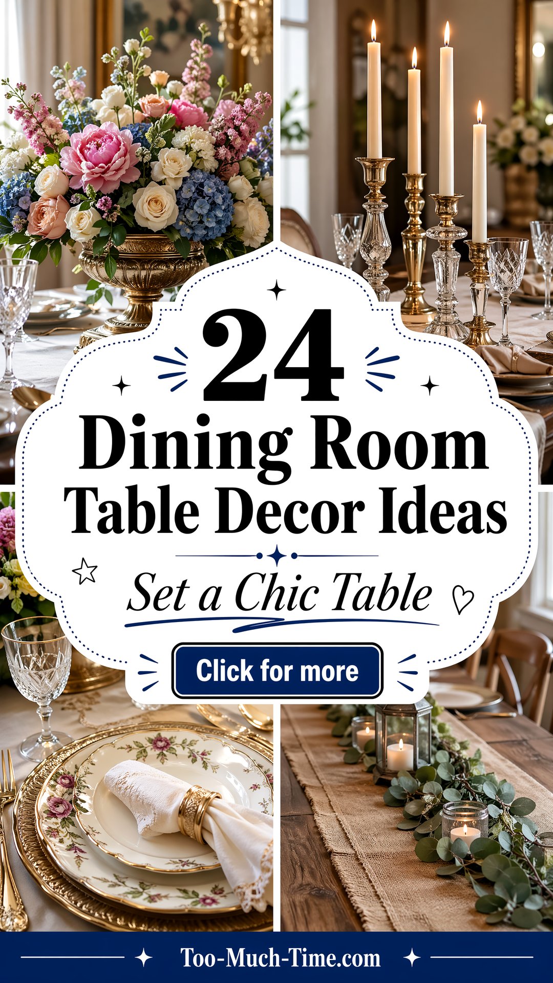 24 Dining Room Table Decor Ideas Chic Table Setups - 24 Dining Room Table Decor Ideas: Chic Table Setups