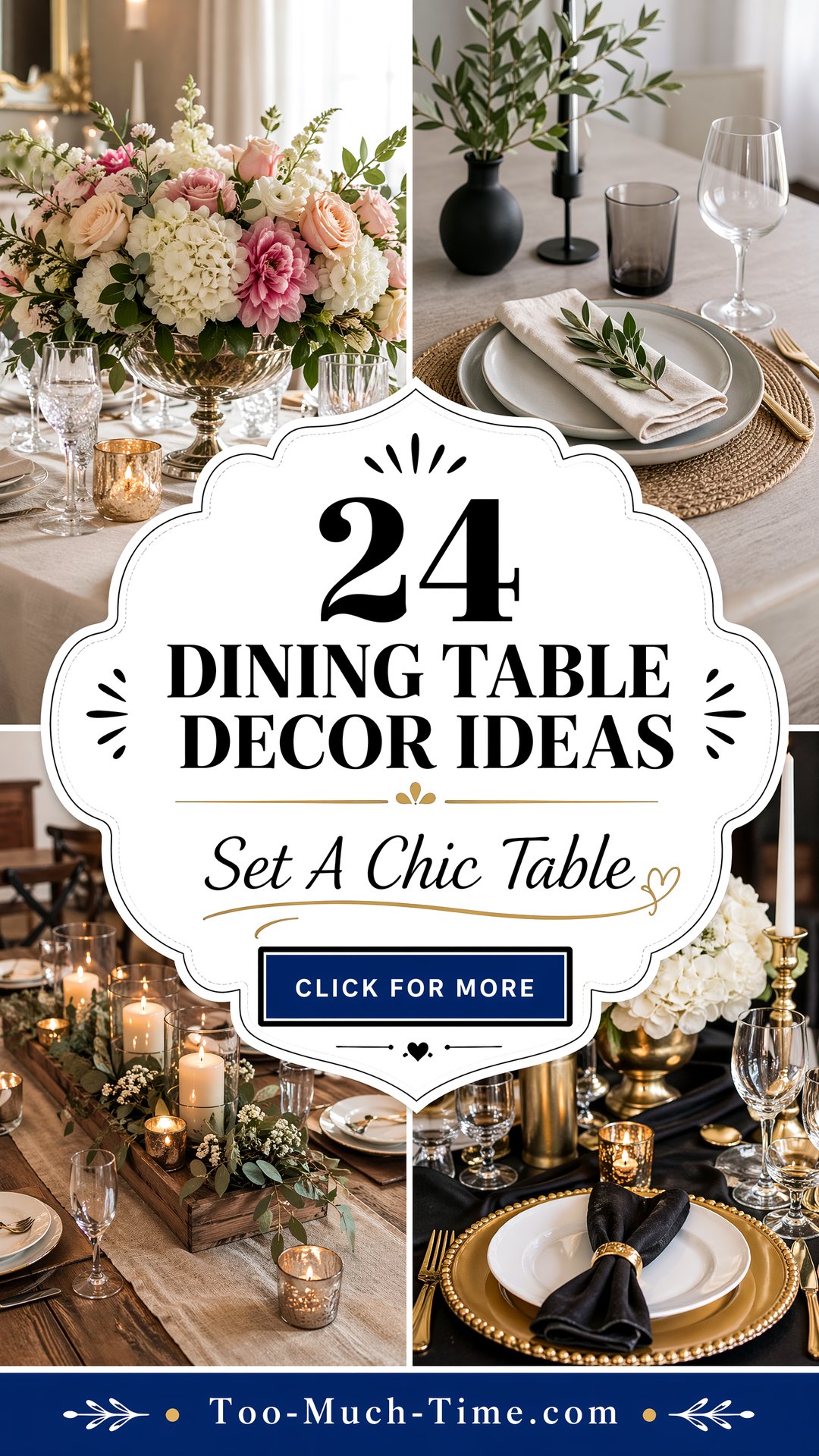 24 Dining Table Decor Ideas Chic Table Setups - 24 Dining Table Decor Ideas: Chic Table Setups