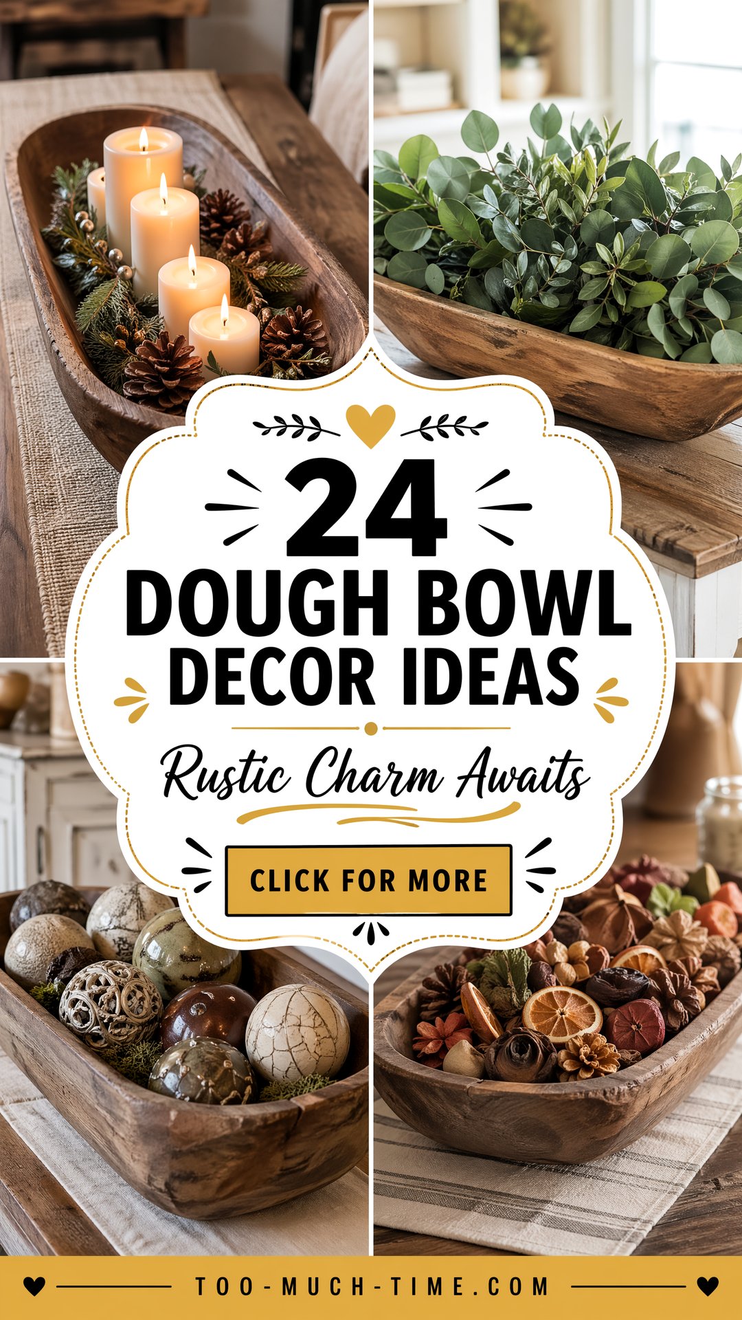 24 Dough Bowl Decor Ideas for Rustic Charm - 24 Dough Bowl Decor Ideas for Rustic Charm