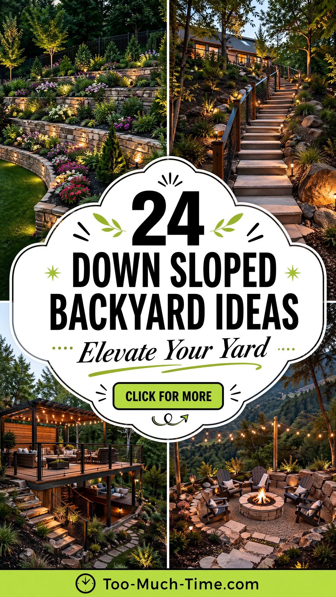 24 Down Sloped Backyard Ideas Design Ideas for Slopes - 24 Down Sloped Backyard Ideas: Design Ideas for Slopes