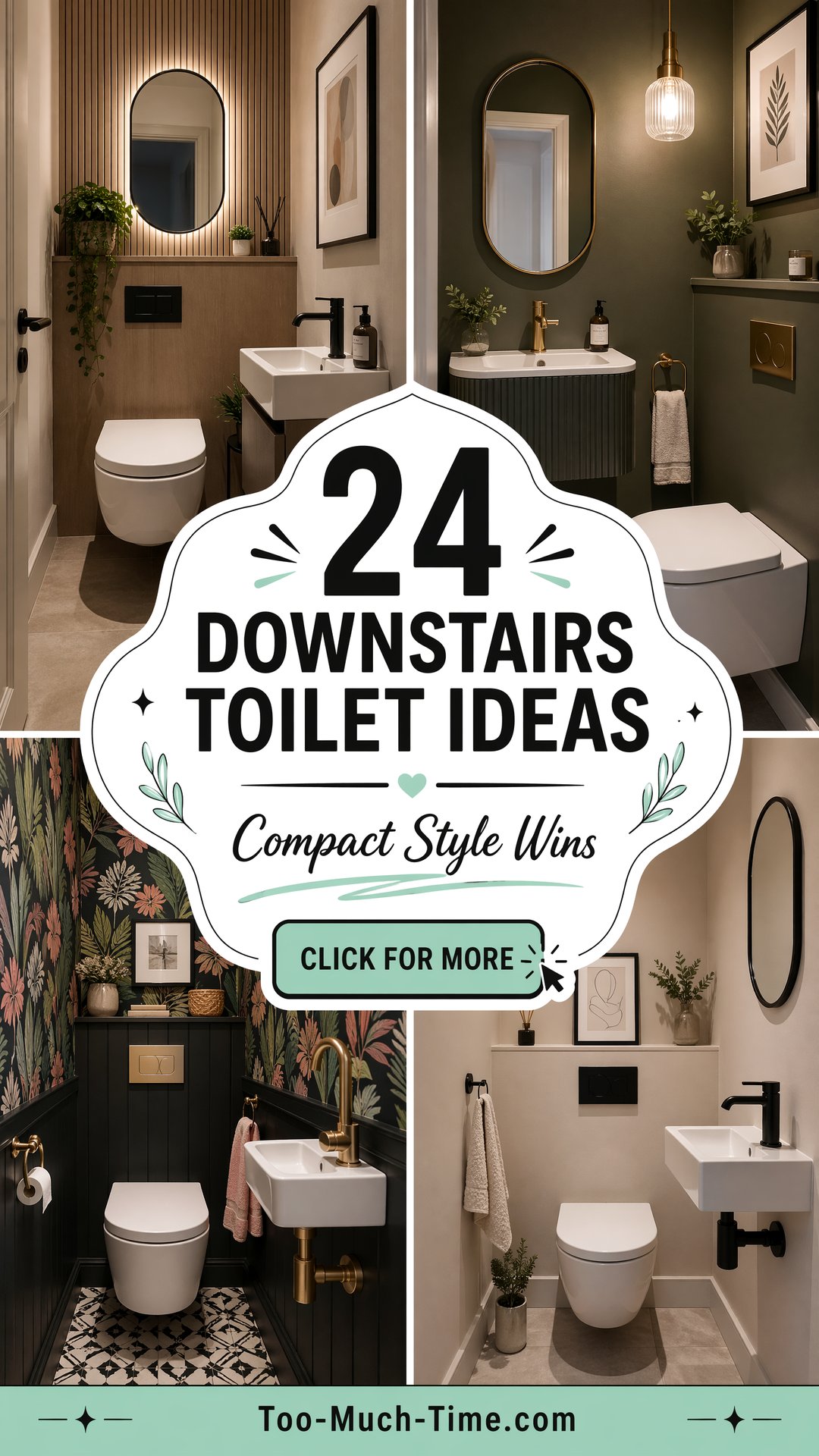24 Downstairs Toilet Ideas for Compact Stylish Updates - 24 Downstairs Toilet Ideas for Compact, Stylish Updates