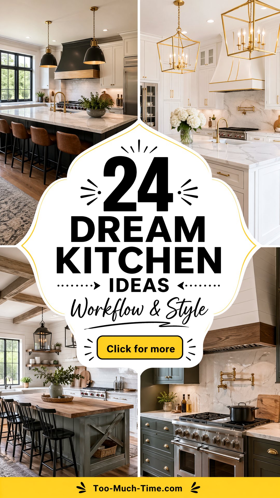24 Dream Kitchen Ideas to Balance Workflow and Style - 24 Dream Kitchen Ideas to Balance Workflow and Style