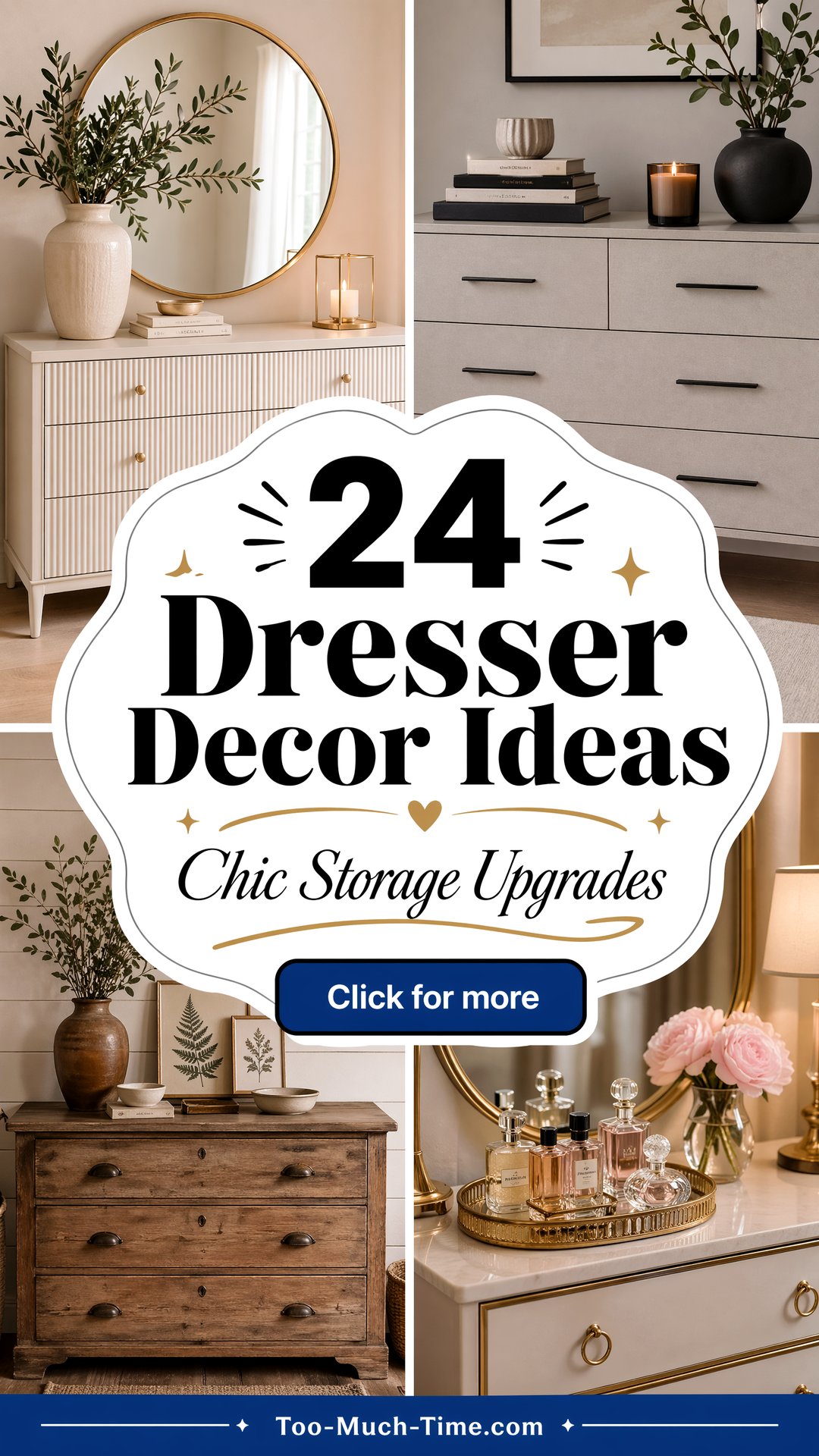24 Dresser Decor Ideas for Stylish Bedroom Storage - 24 Dresser Decor Ideas for Stylish Bedroom Storage