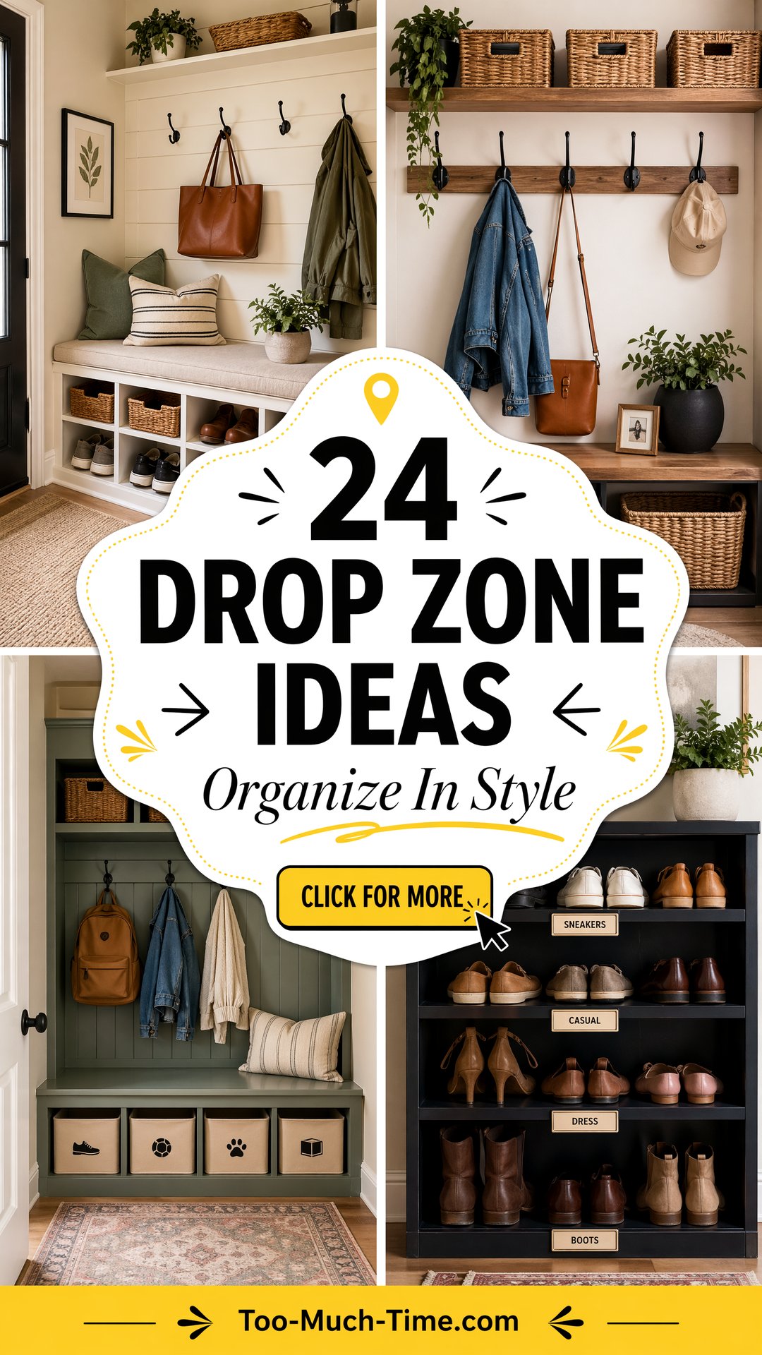 24 Drop Zone Ideas Organizer-ready Drop Zone Decor - 24 Drop Zone Ideas: Organizer-ready Drop Zone Decor