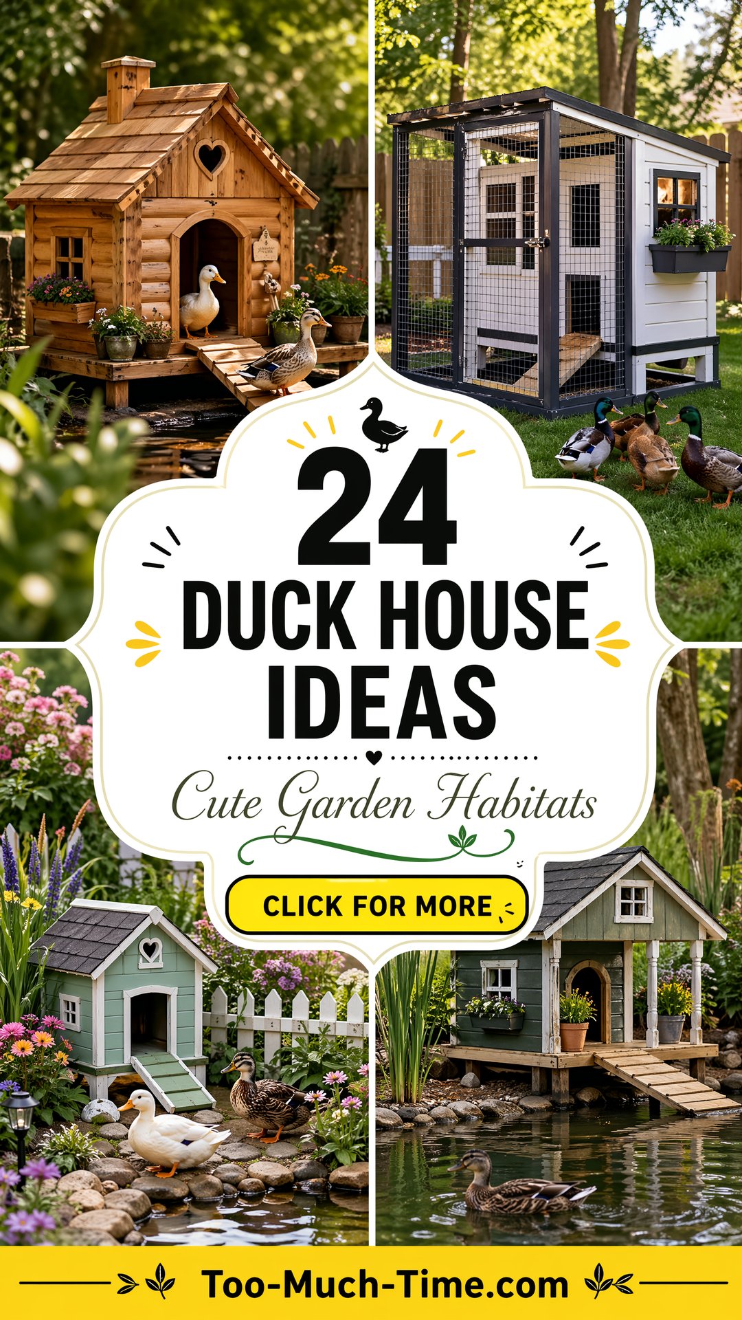 24 Duck House Ideas for Cute Garden Habitats At Home - 24 Duck House Ideas for Cute Garden Habitats At Home