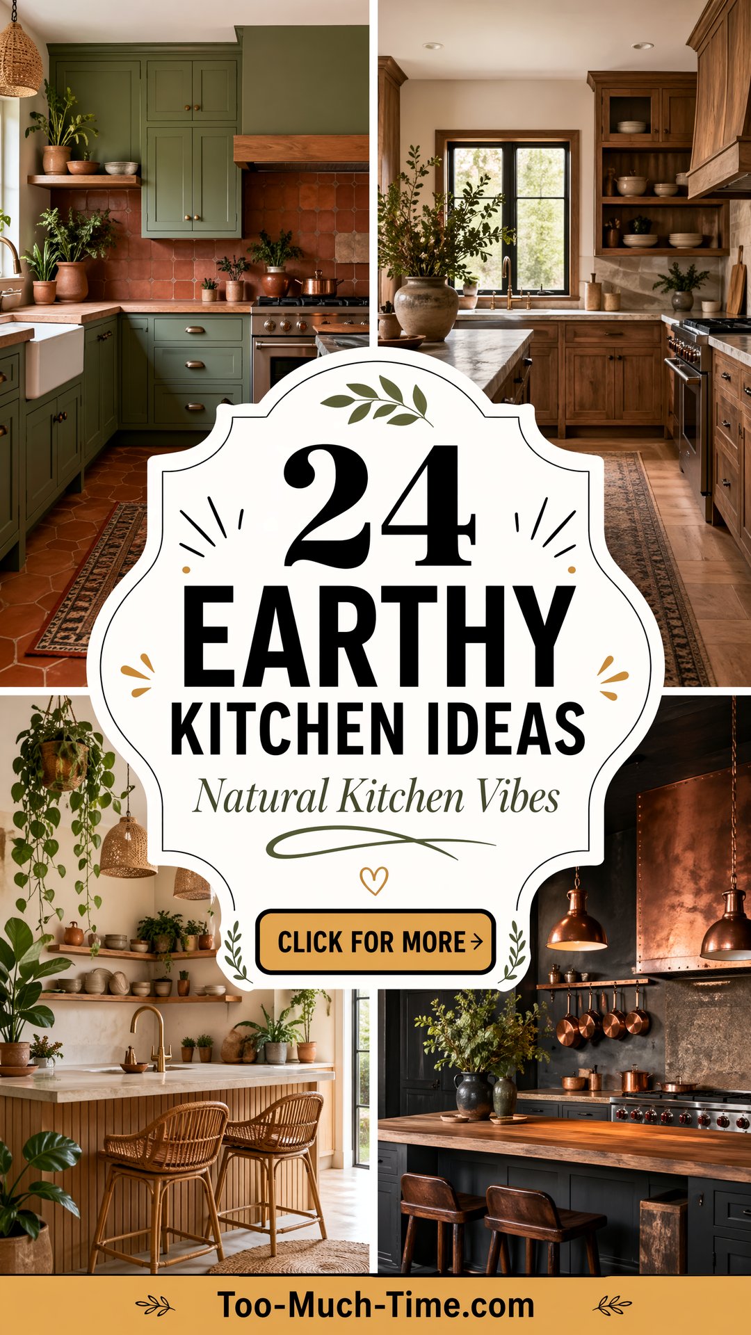 24 Earthy Kitchen Ideas Cozy Design Ideas for Rooms - 24 Earthy Kitchen Ideas: Cozy Design Ideas for Rooms