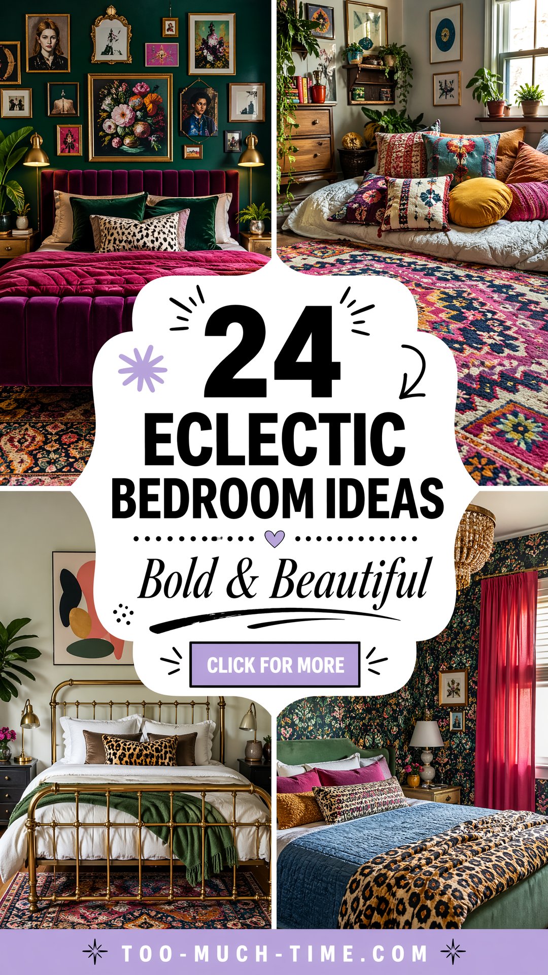 24 Eclectic Bedroom Ideas Bold Decor Ideas for Rooms - 24 Eclectic Bedroom Ideas: Bold Decor Ideas for Rooms