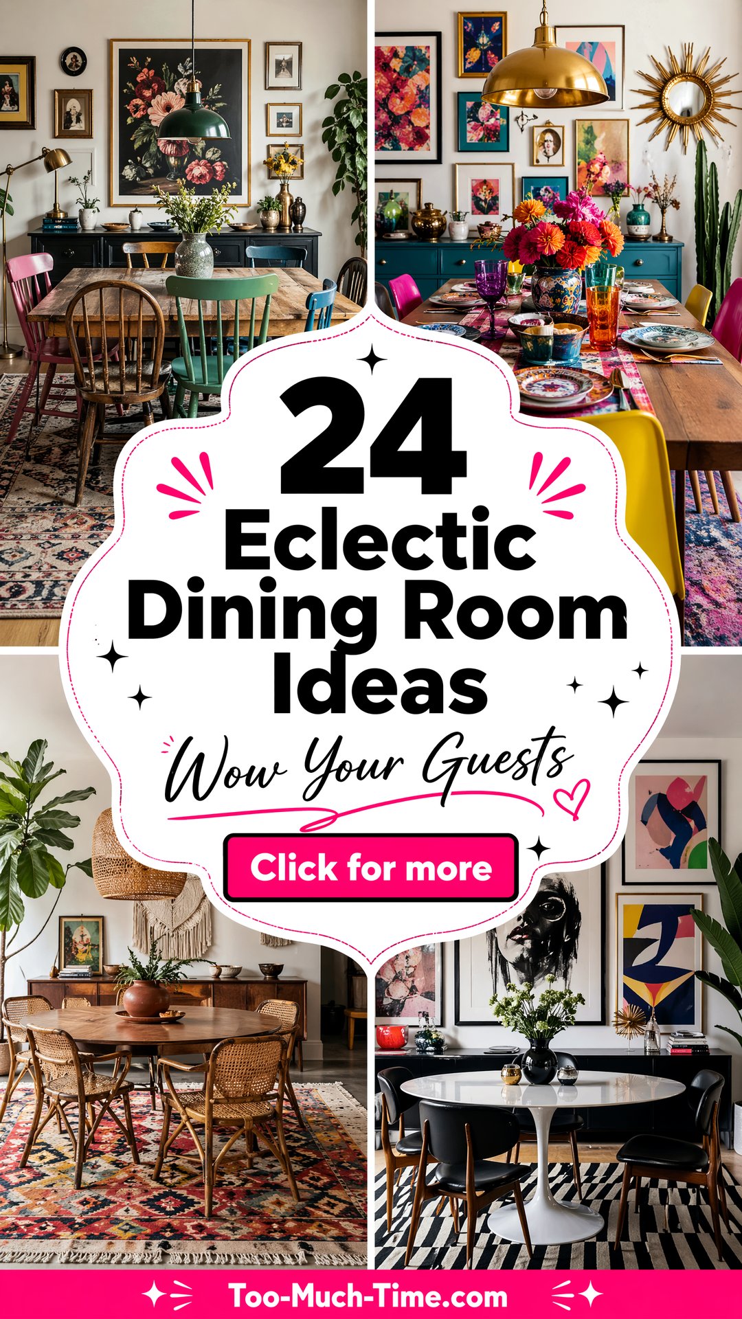 24 Eclectic Dining Room Ideas to Wow Guests with Style - 24 Eclectic Dining Room Ideas to Wow Guests with Style