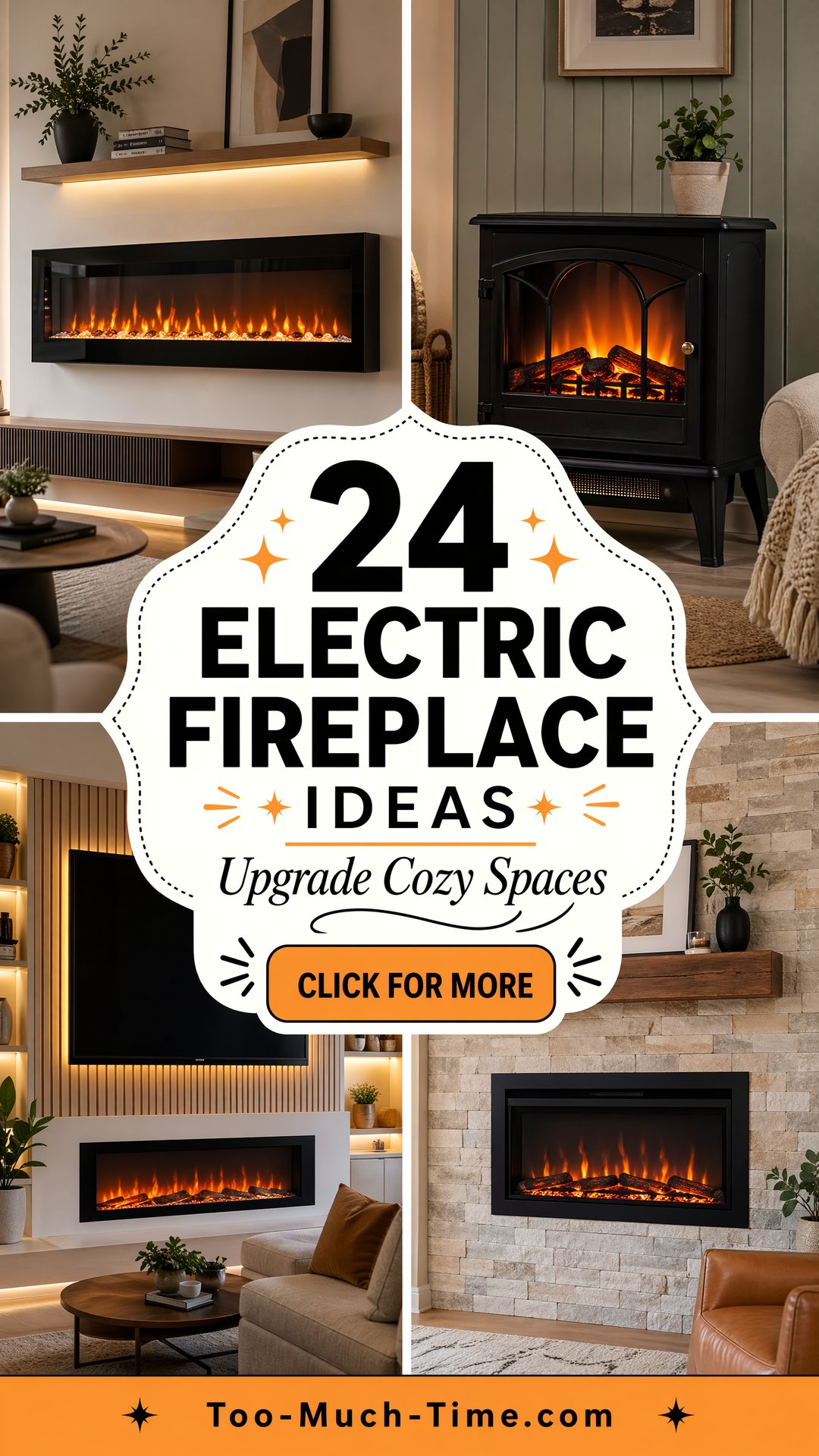 24 Electric Fireplace Ideas to Upgrade Cozy Spaces - 24 Electric Fireplace Ideas to Upgrade Cozy Spaces