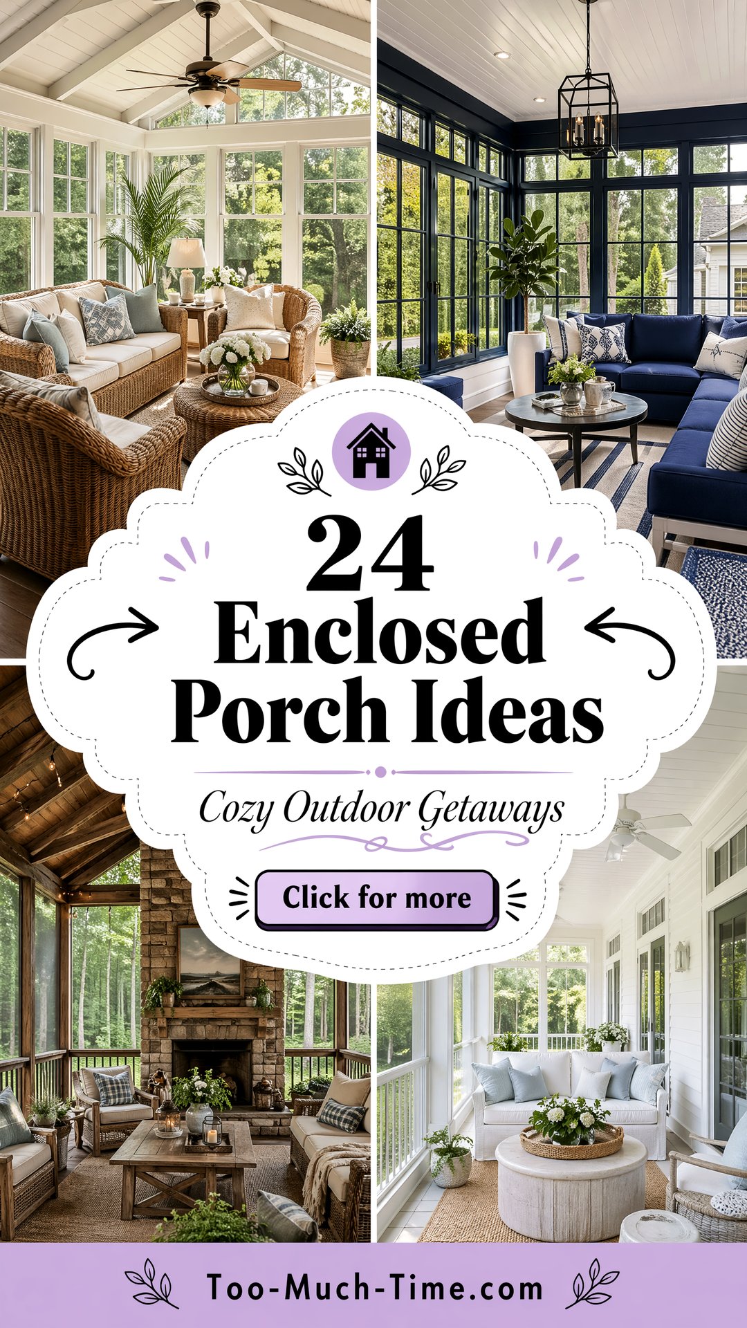 24 Enclosed Porch Ideas to Cozy Outdoor Getaways Now. - 24 Enclosed Porch Ideas to Cozy Outdoor Getaways Now.