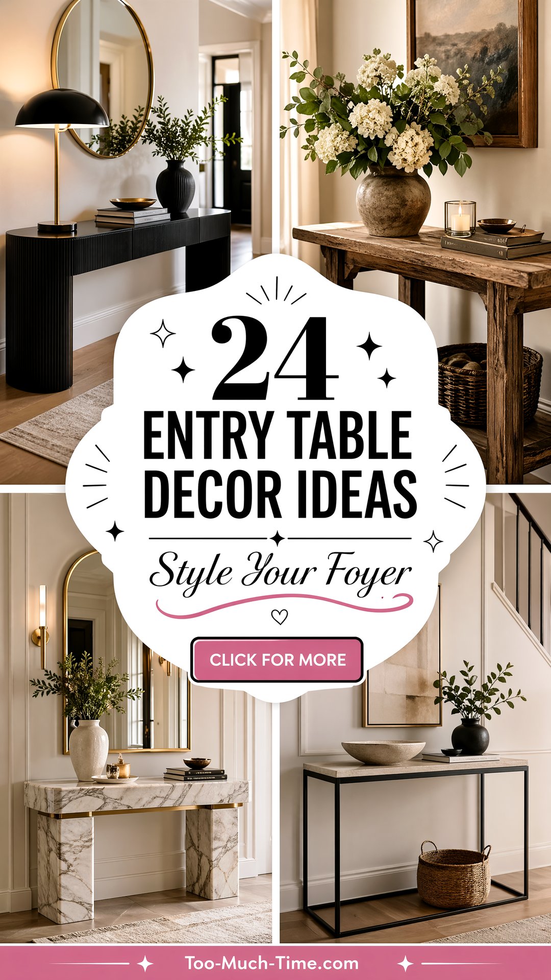 24 Entry Table Decor Ideas to Style Your Foyer Today. - 24 Entry Table Decor Ideas to Style Your Foyer Today.