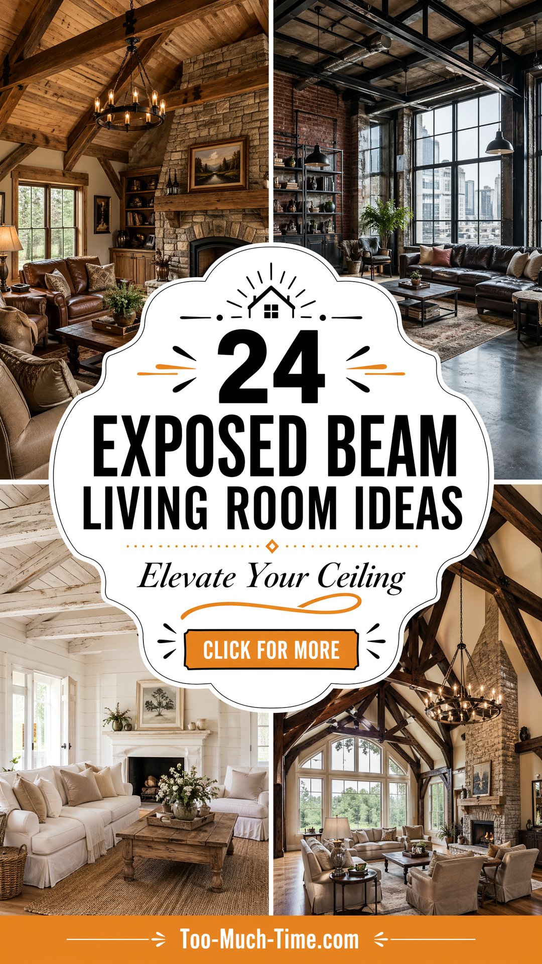 24 Exposed Beam Living Room Ideas for Cozy Open Layouts - 24 Exposed Beam Living Room Ideas for Cozy Open Layouts