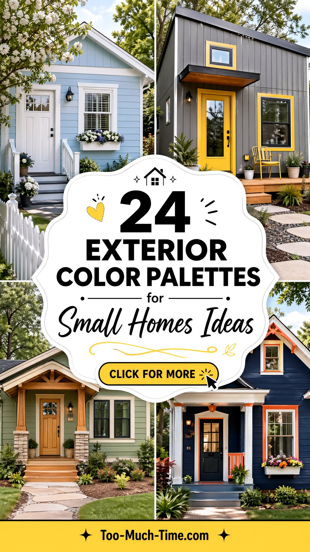 24 Exterior Color Palettes for Small Homes Ideas Now - 24 Exterior Color Palettes for Small Homes Ideas Now