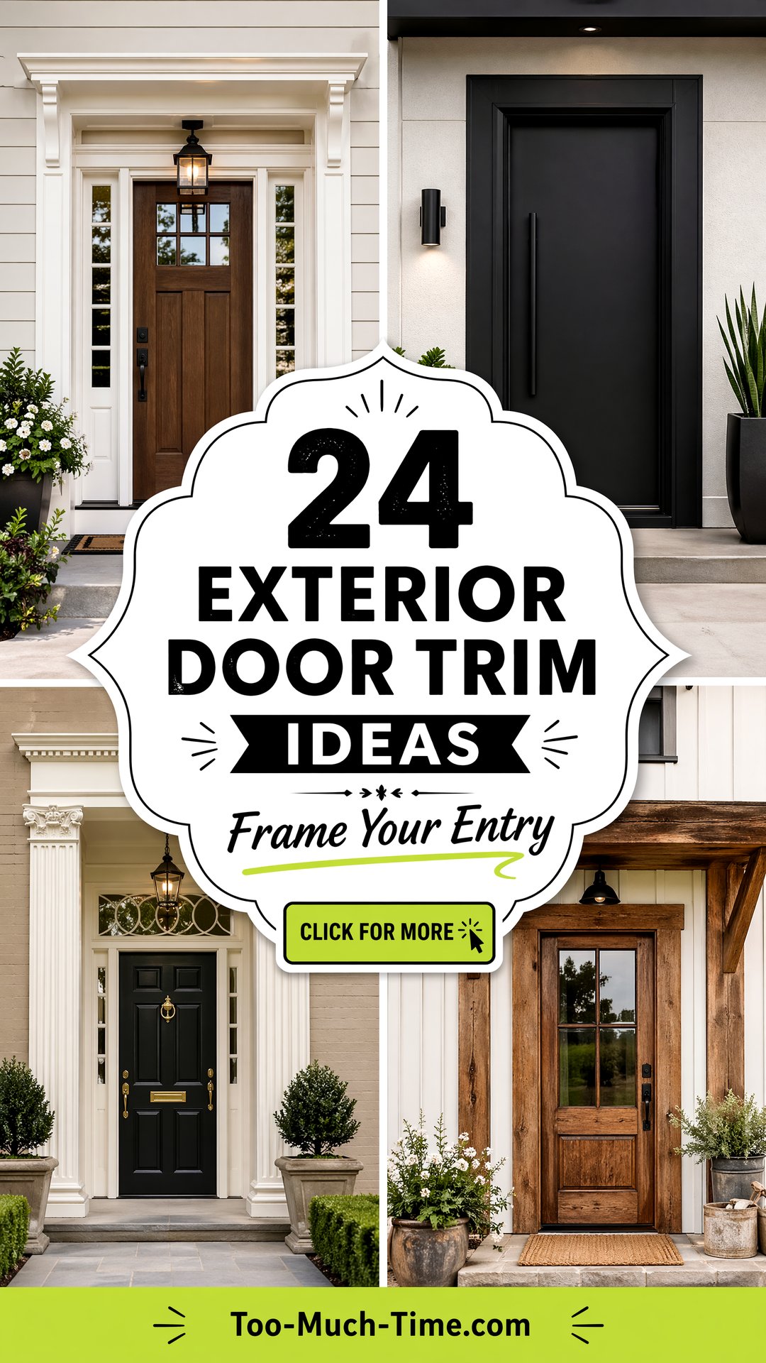 24 Exterior Door Trim Ideas Stylish Curb Appeal Picks - 24 Exterior Door Trim Ideas: Stylish Curb Appeal Picks