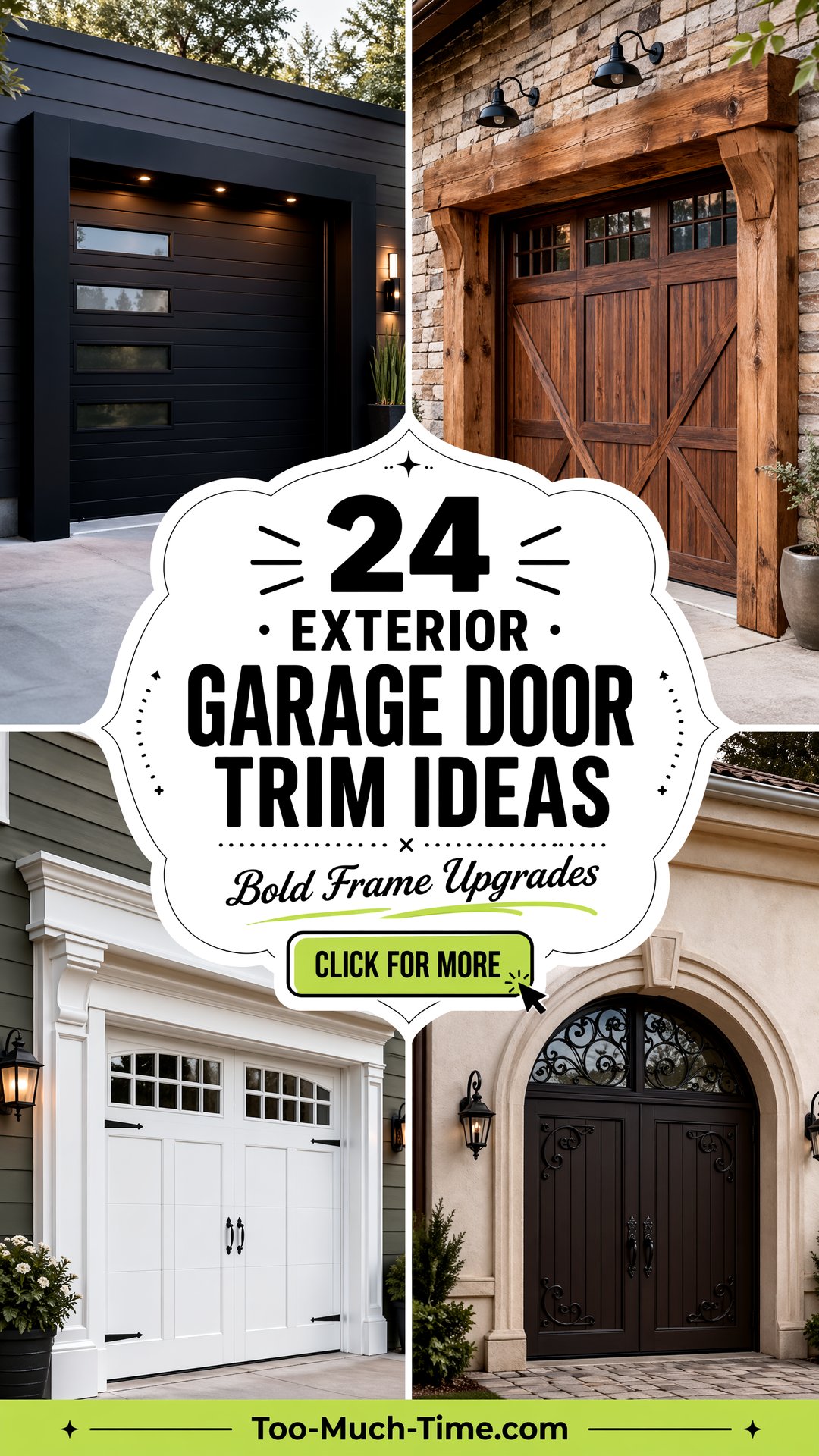 24 Exterior Garage Door Trim Ideas Bold Frames Now - 24 Exterior Garage Door Trim Ideas: Bold Frames Now