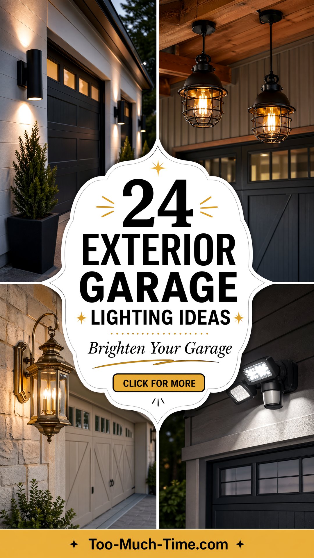 24 Exterior Garage Lighting Ideas Bright Accents Today - 24 Exterior Garage Lighting Ideas: Bright Accents Today